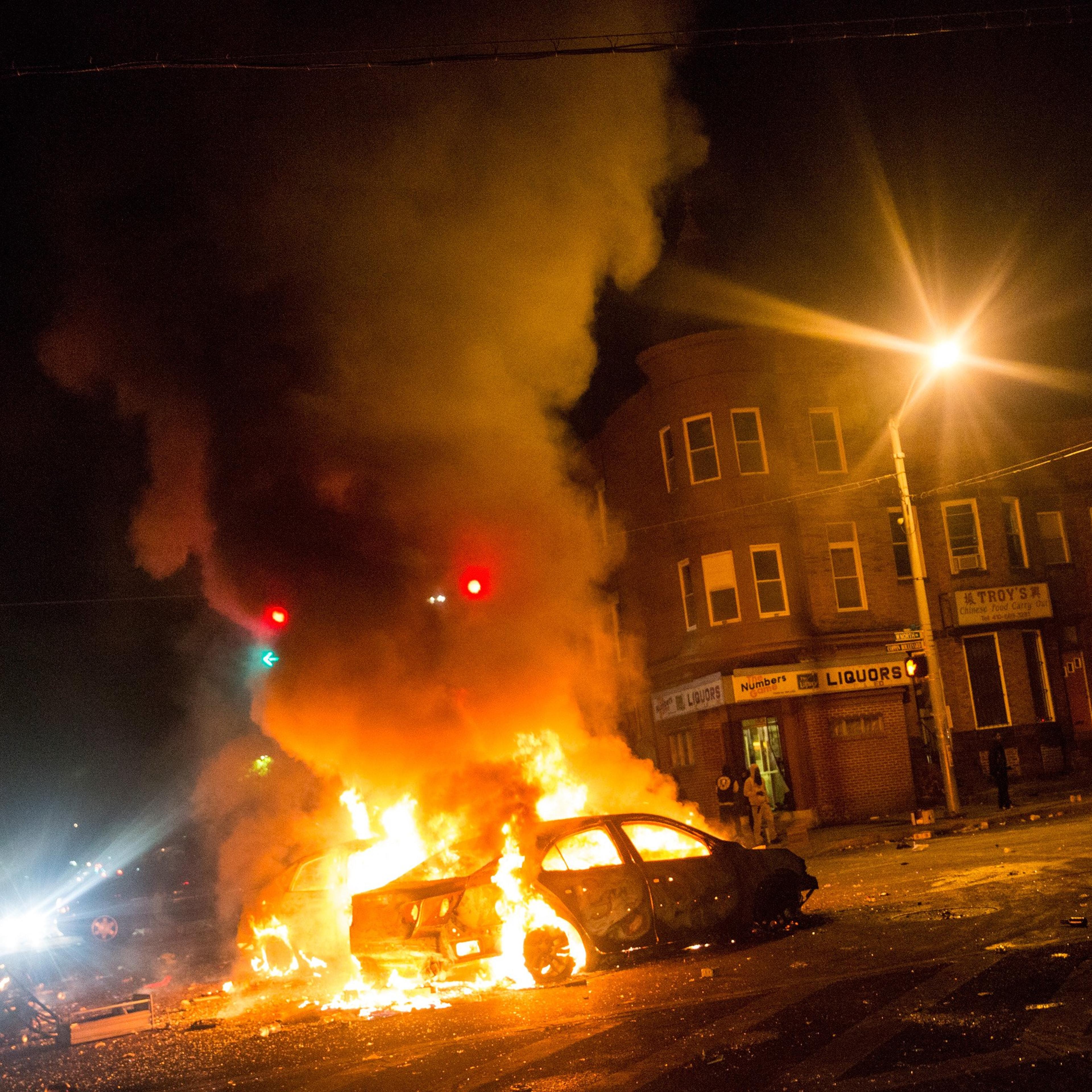 Protests in Baltimore After Funeral Held For Baltimore Man Who Died While In Police Custody
