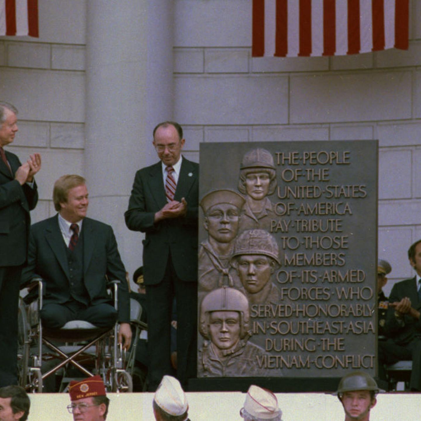 Jimmy Carter and Max Cleland