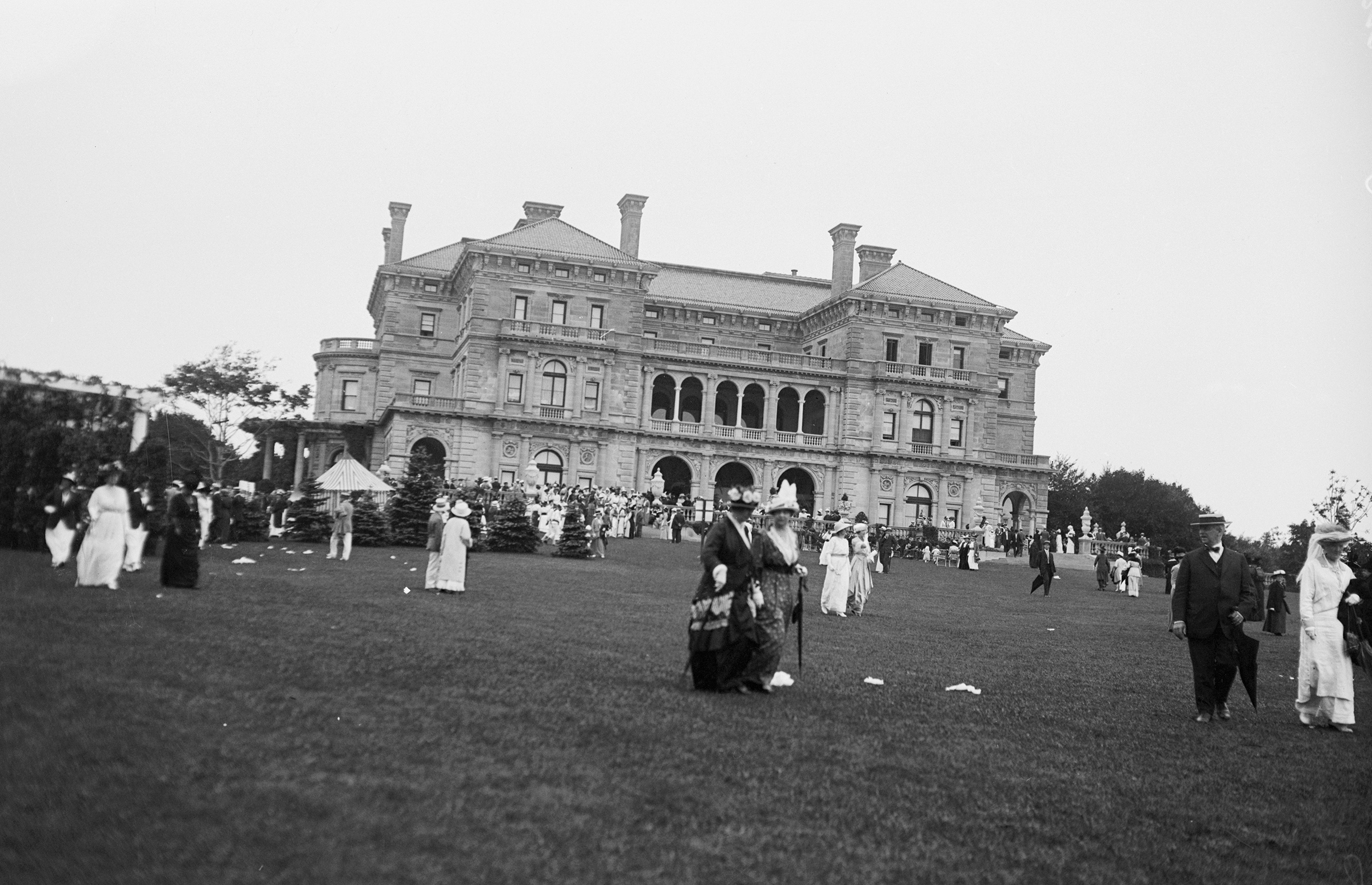The Breakers—Cornelius Vanderbilt II’s Newport, R.I., mansion—in 1914