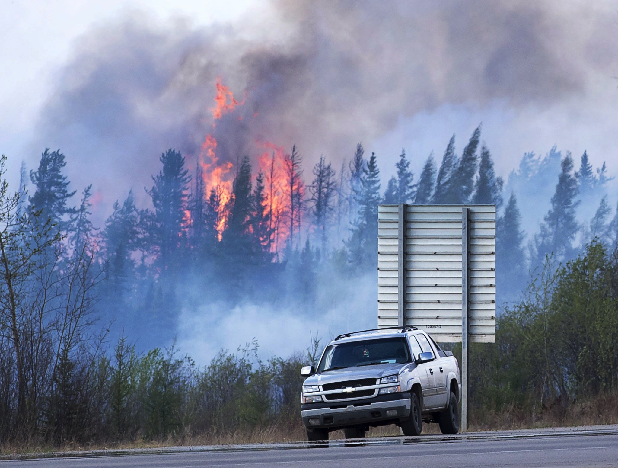 APTOPIX Canada Wildfire
