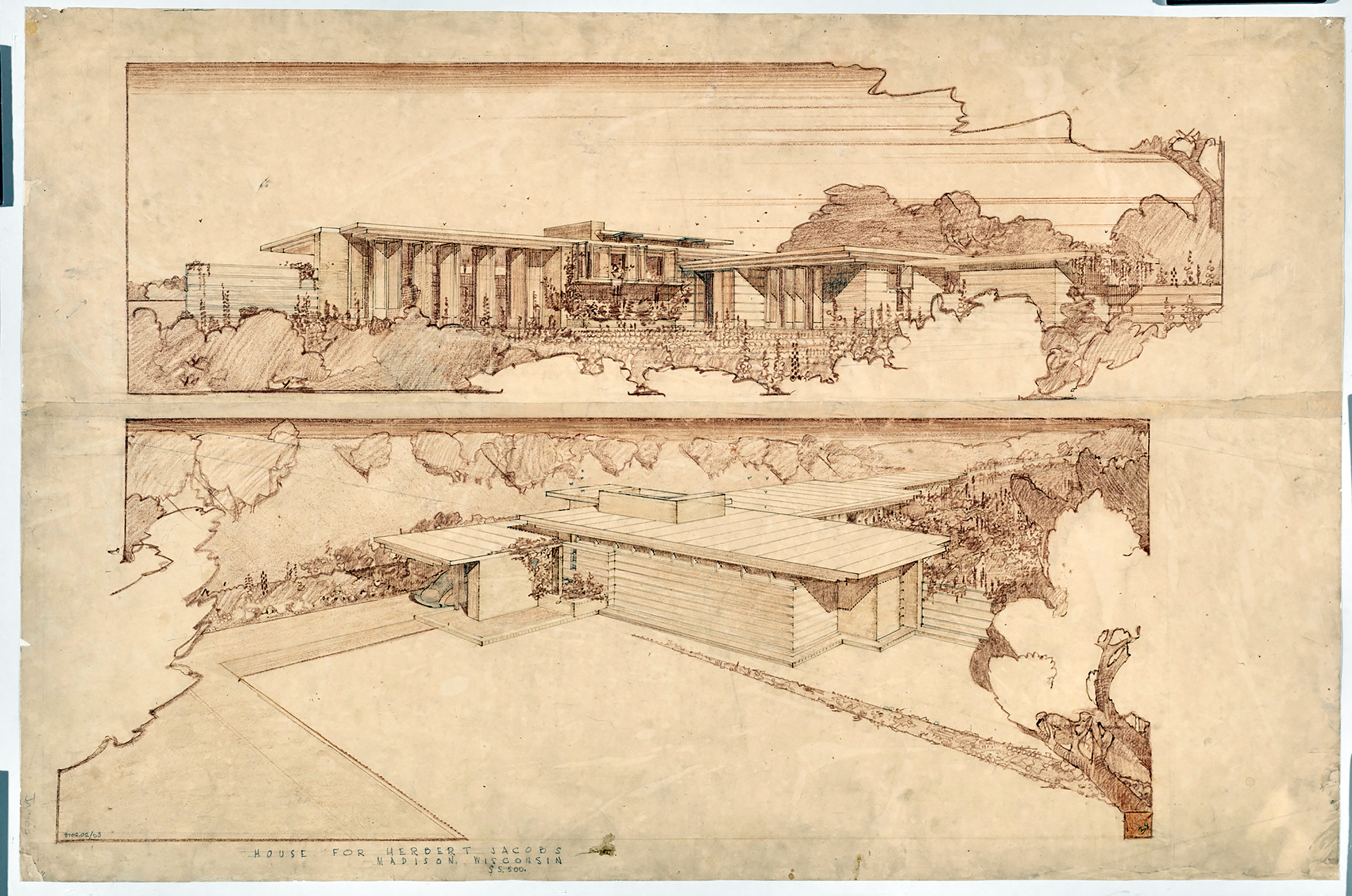 Frank Lloyd Wright at 150: See Sketches From MoMA Exhibit