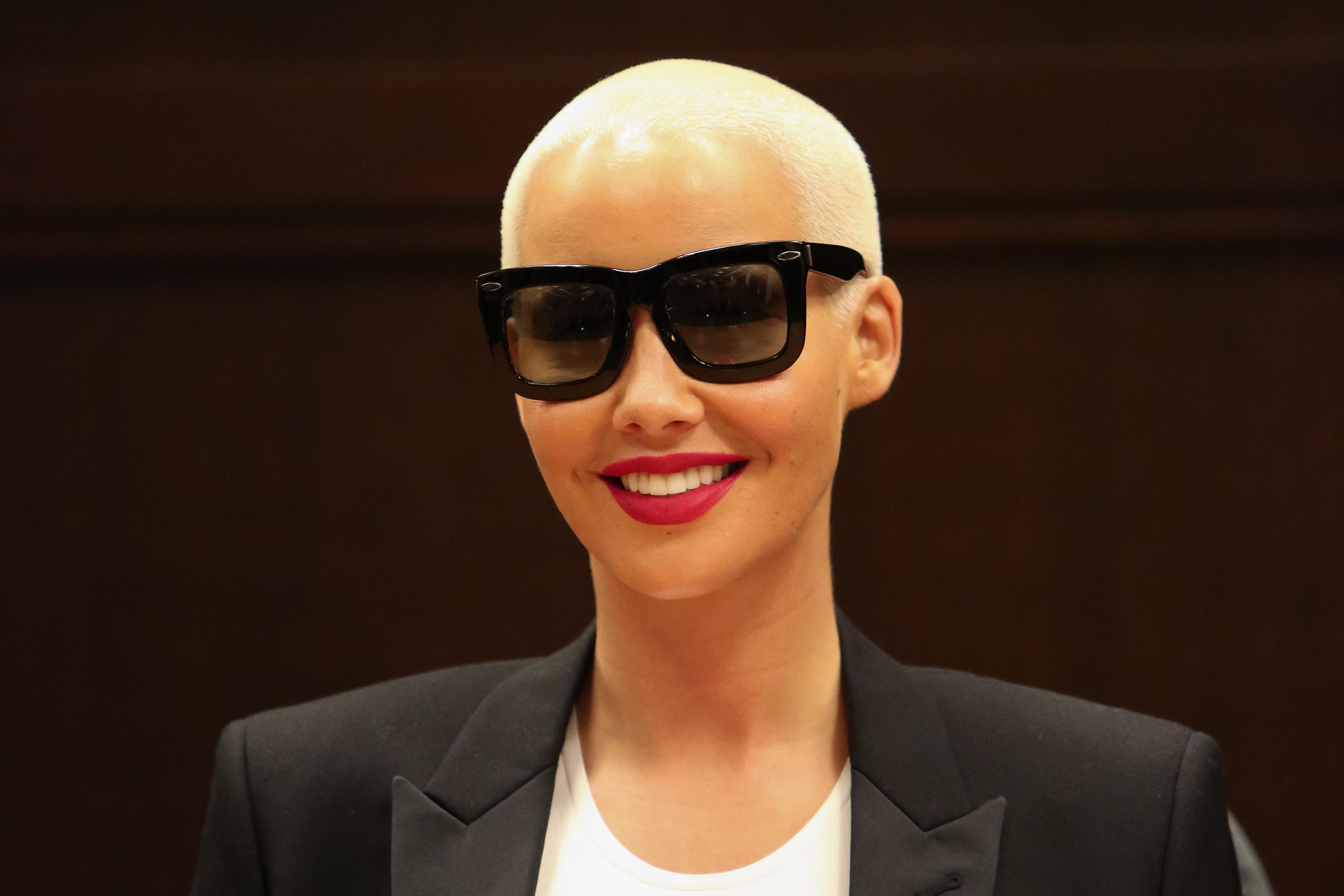 Amber Rose at the signing event of her book "How To Be A Bad Bitch" in Los Angeles on Oct. 29, 2015.