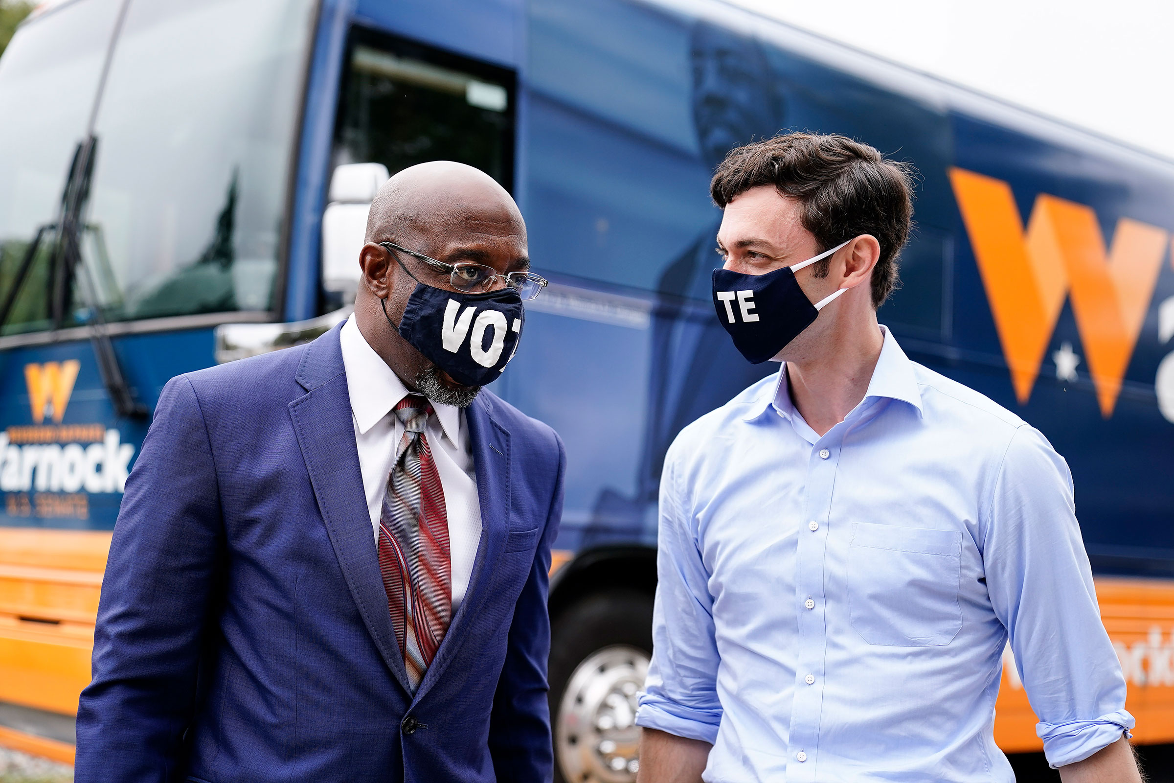 Jon Ossoff,Raphael G Warnock