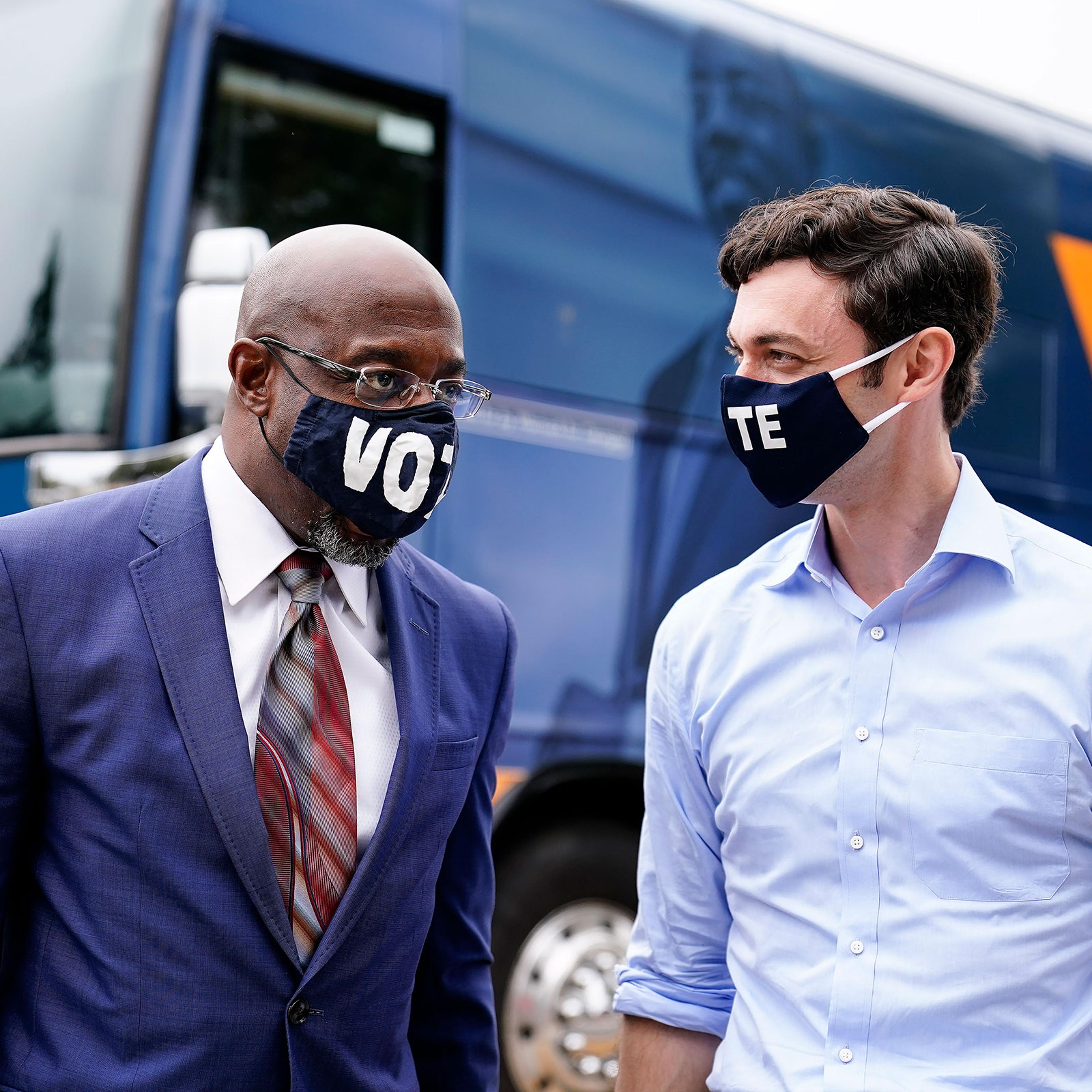 Jon Ossoff,Raphael G Warnock