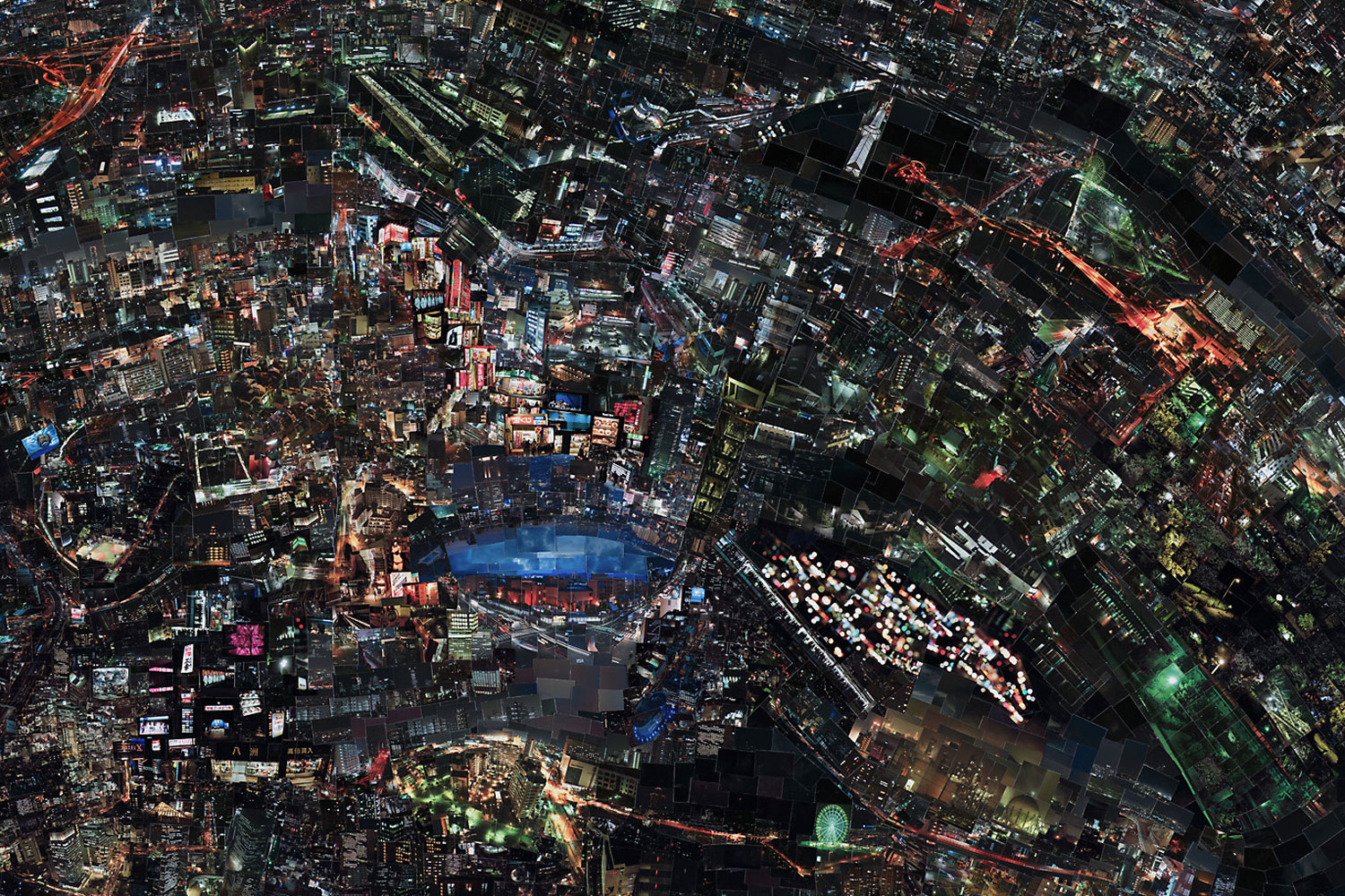 Diorama Map Night, 2009/2010, Detail
