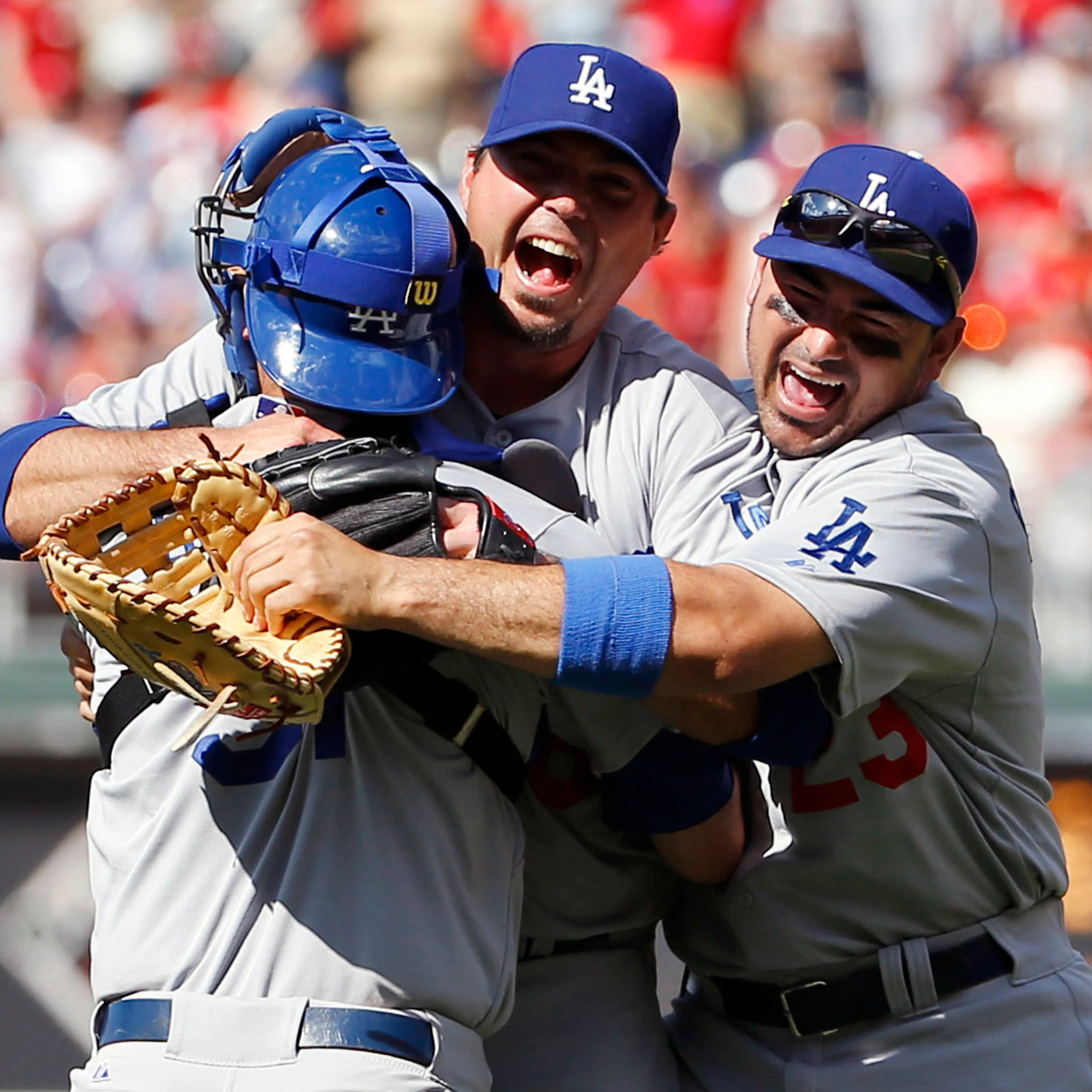 Josh Beckett, Adrian Gonzalez, Drew Butera
