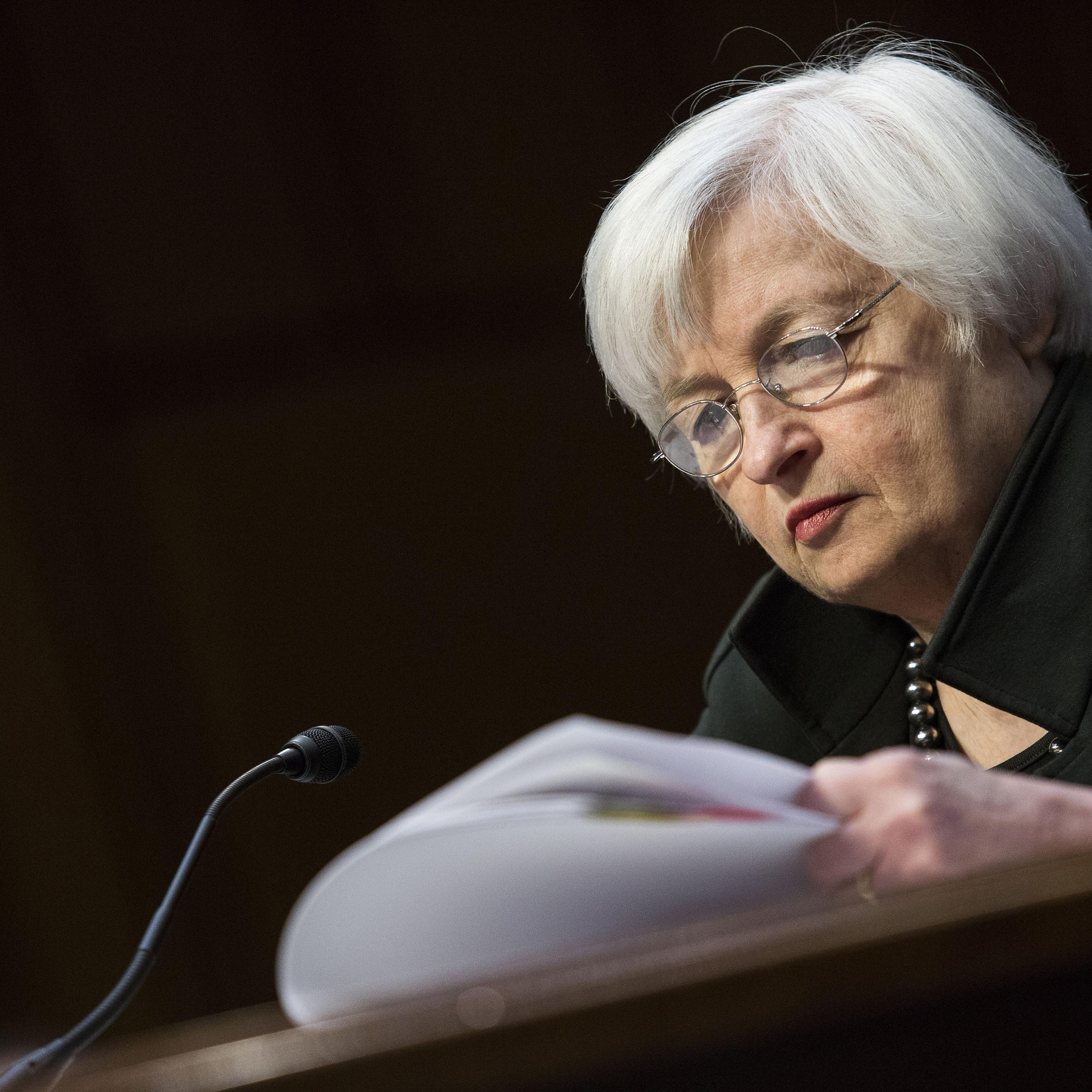 Federal Reserve Chair Janet Yellen Testifies Before The Joint Economic Committee