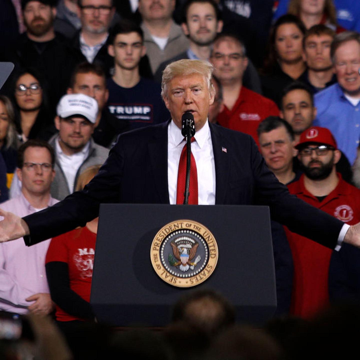 President Trump Speaks At American Center For Mobility In Ypsilanti, Michigan