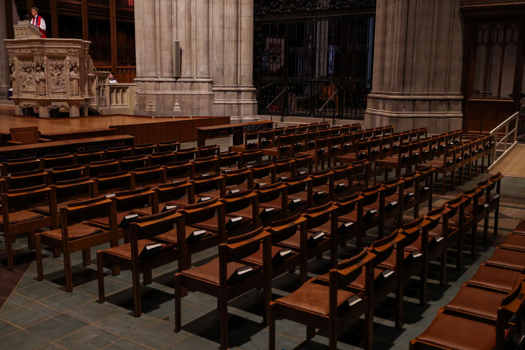 Washington D.C.'s National Cathedral Webcasts Sunday Mass Due To Coronavirus