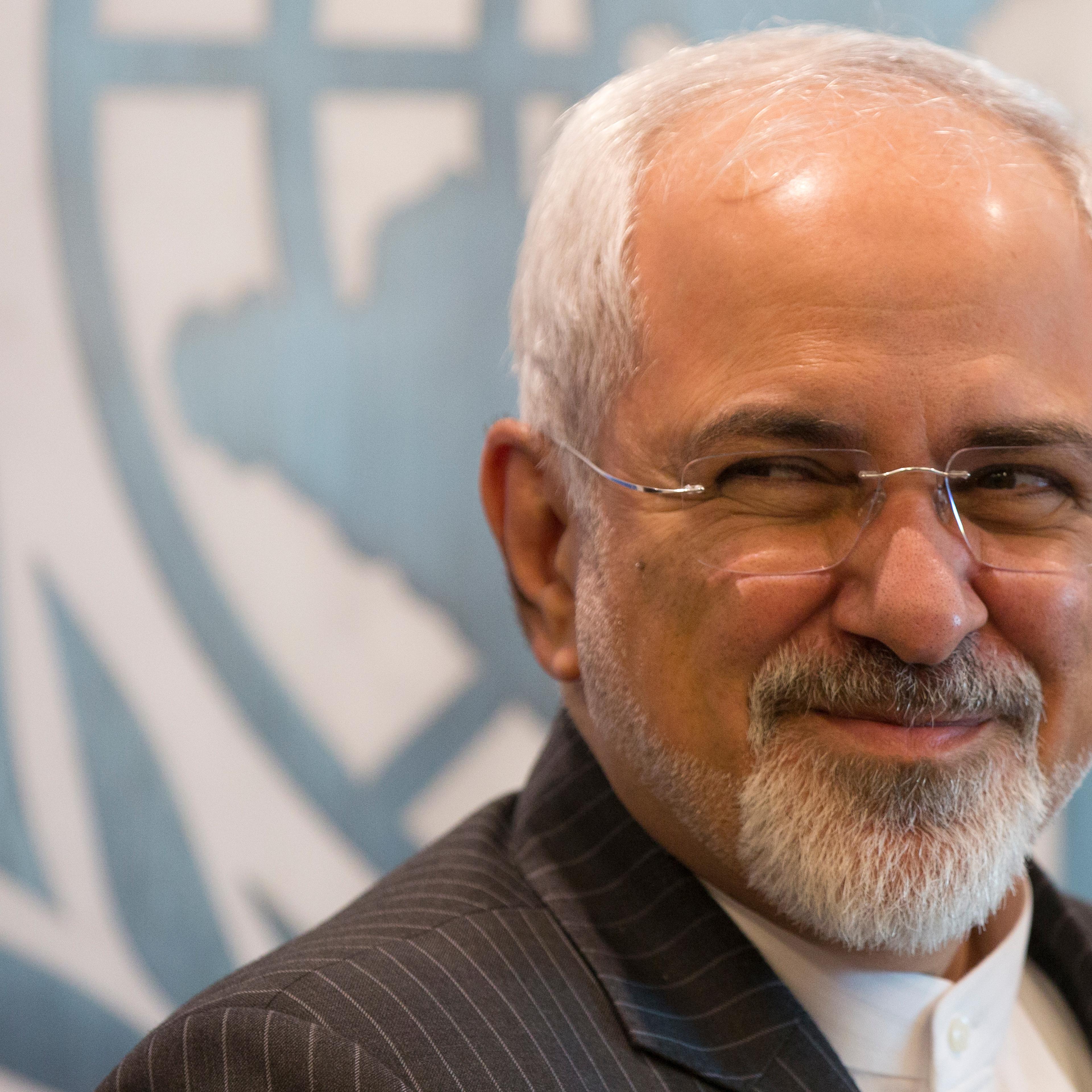 Mohammad Javad Zarif, Minister for Foreign Affairs of the Islamic Republic of Iran at the United Nations Headquarters in New York City.