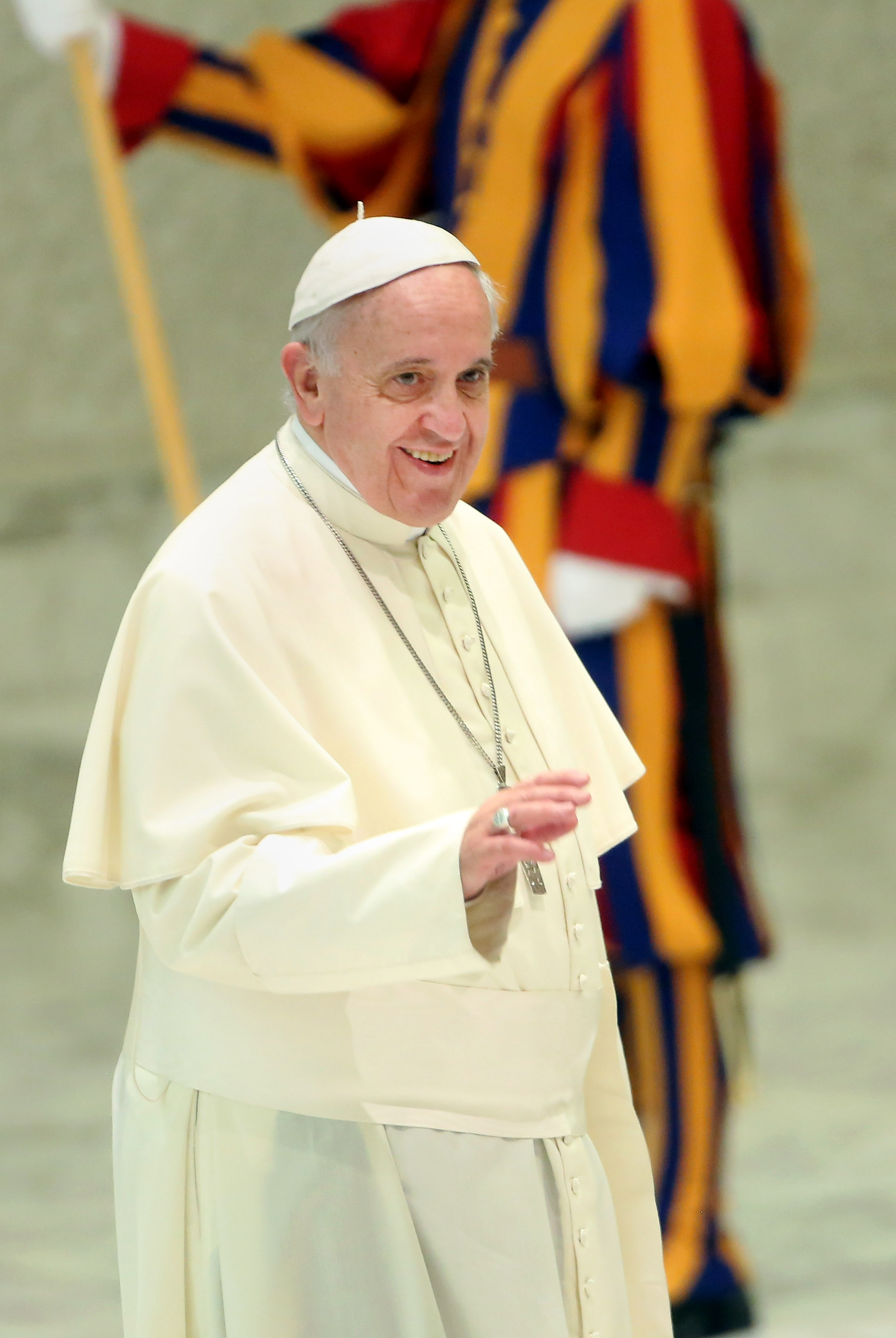 Pope Francis Attends His Weekly Audience