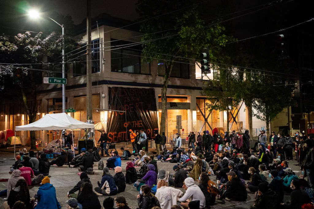 Protests In Seattle Continue As City Council Considers Defunding Police