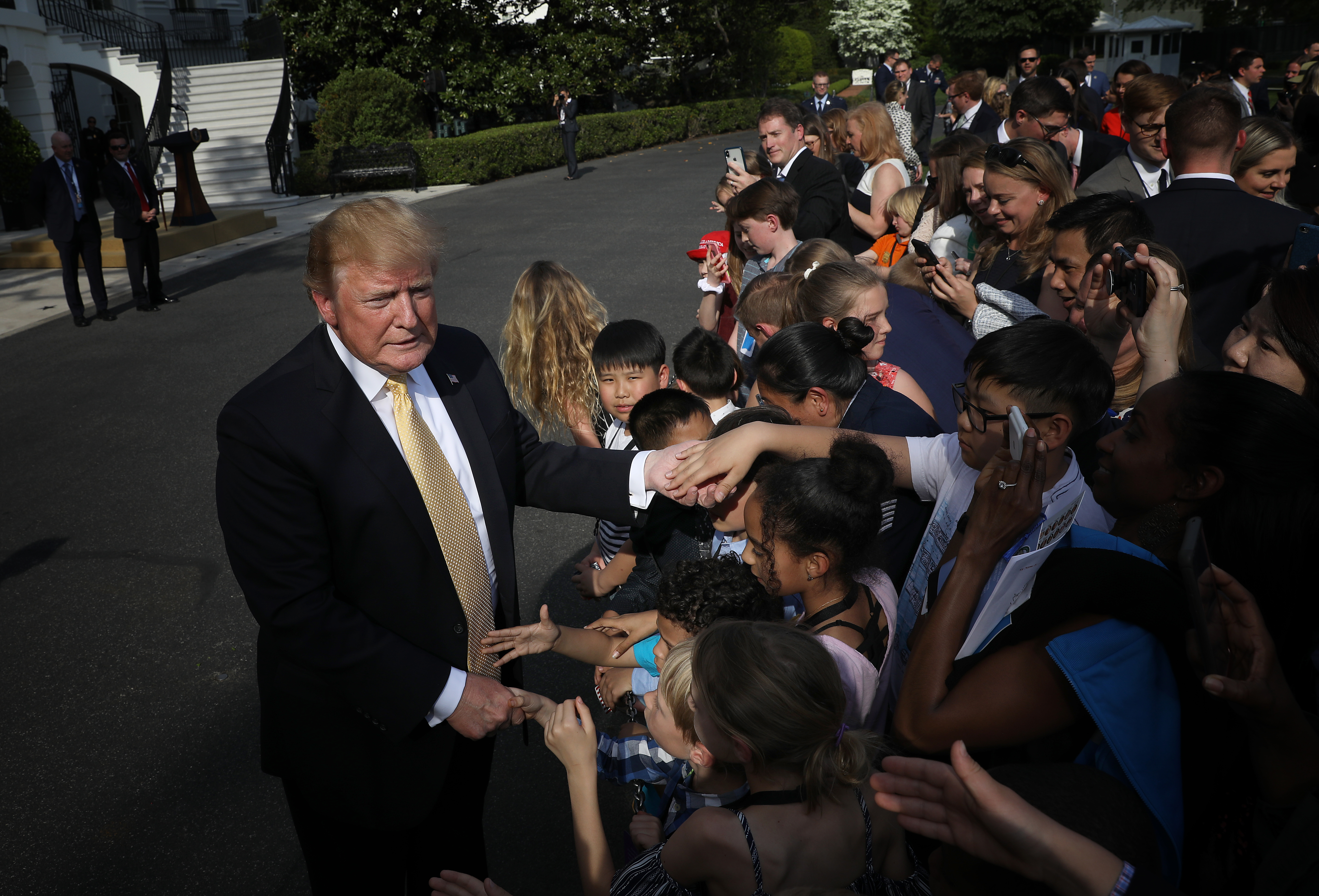 President Trump Delivers Remarks On Take Our Daughters And Sons To Work Day
