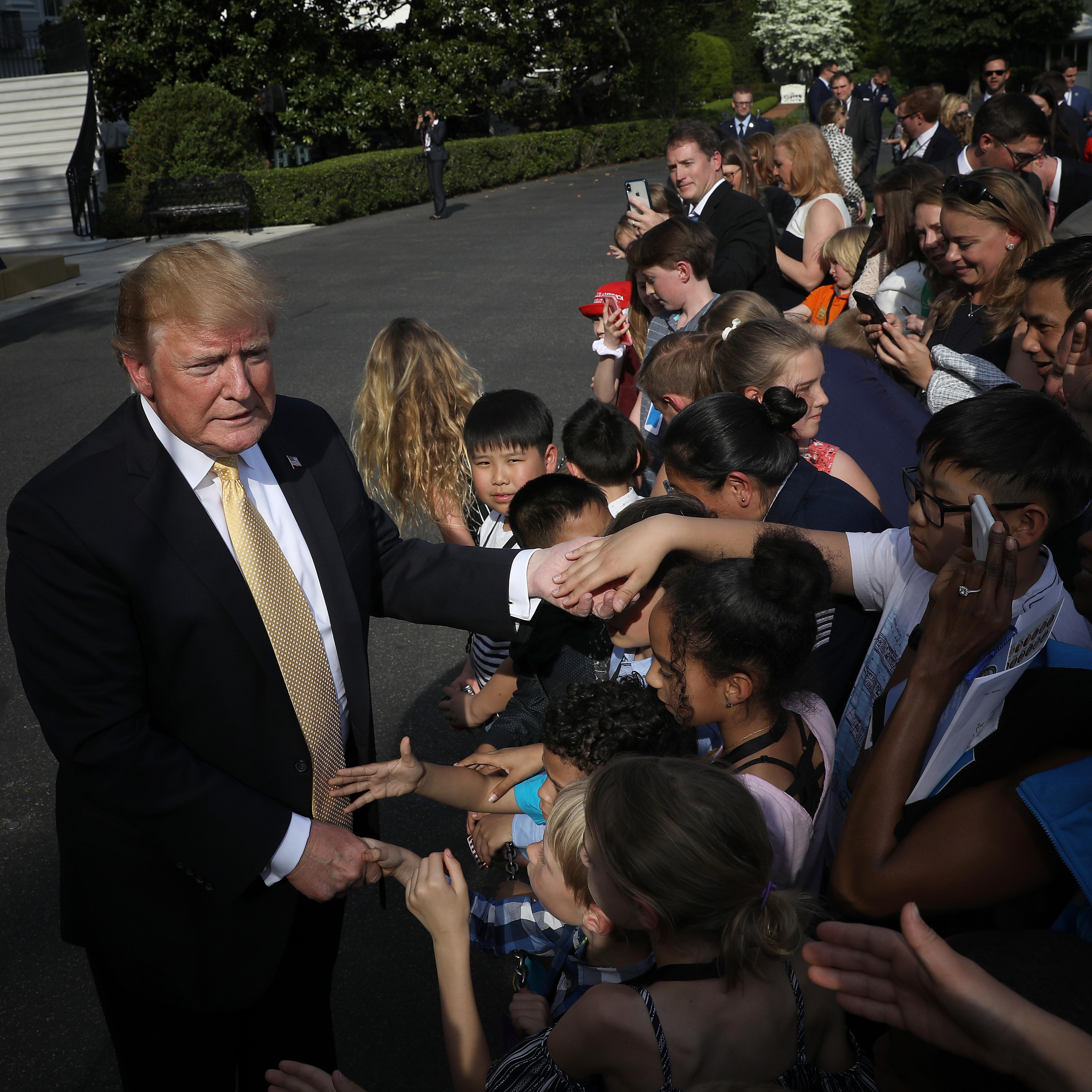 President Trump Delivers Remarks On Take Our Daughters And Sons To Work Day