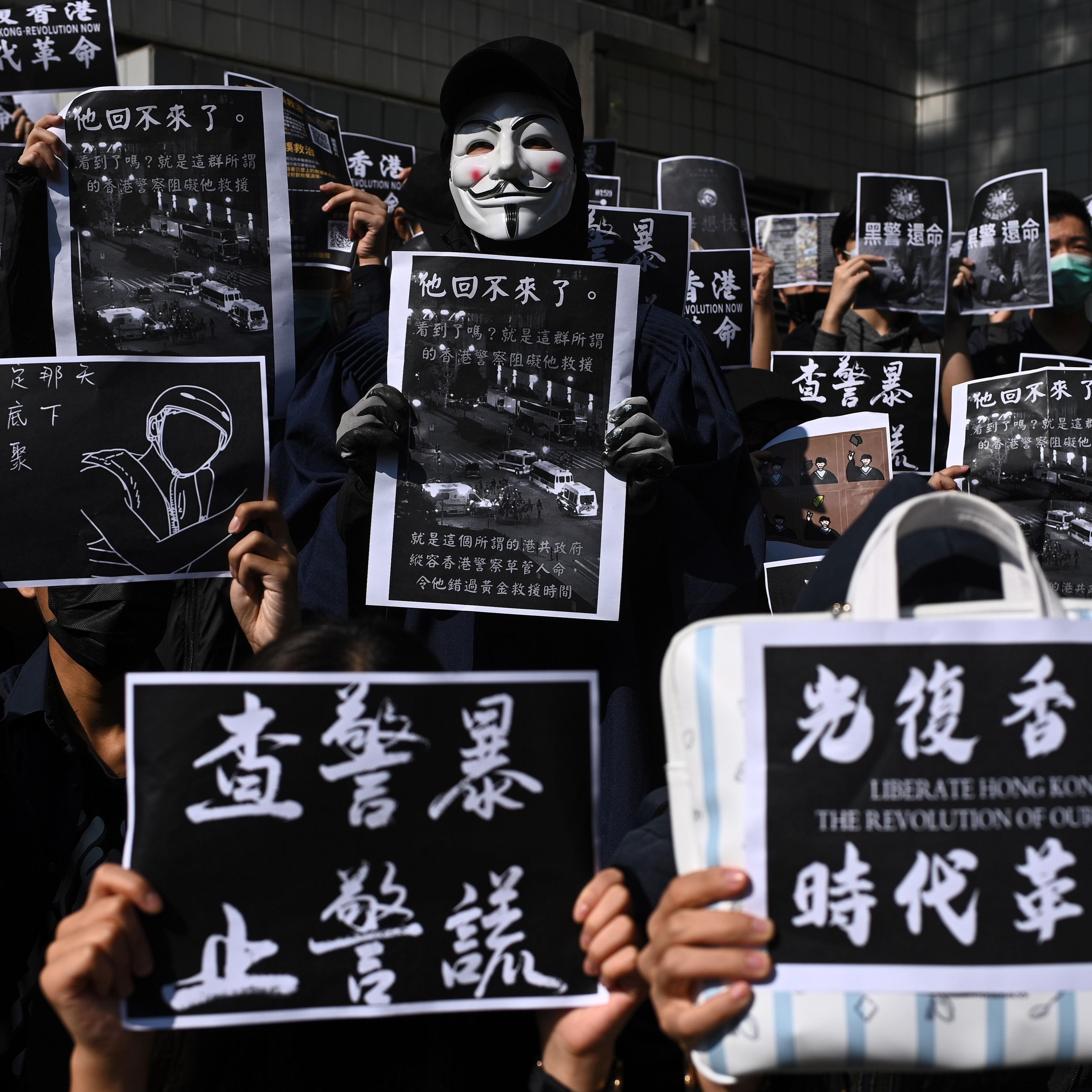 TOPSHOT-HONG KONG-CHINA-POLITICS-UNREST