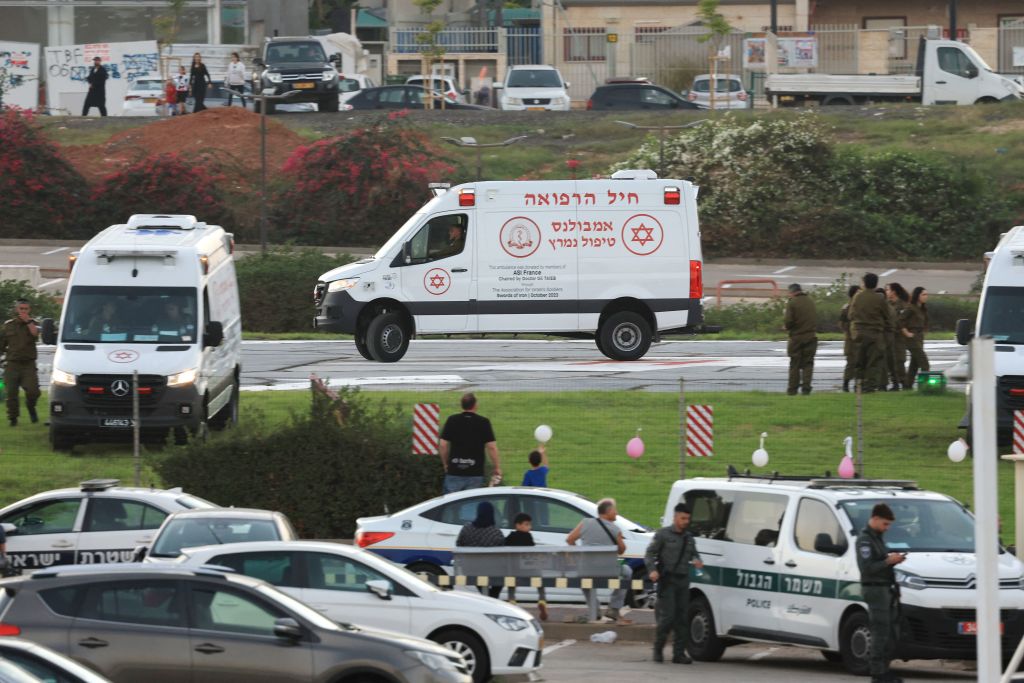 PALESTINIAN-ISRAEL-CONFLICT-HOSPITAL