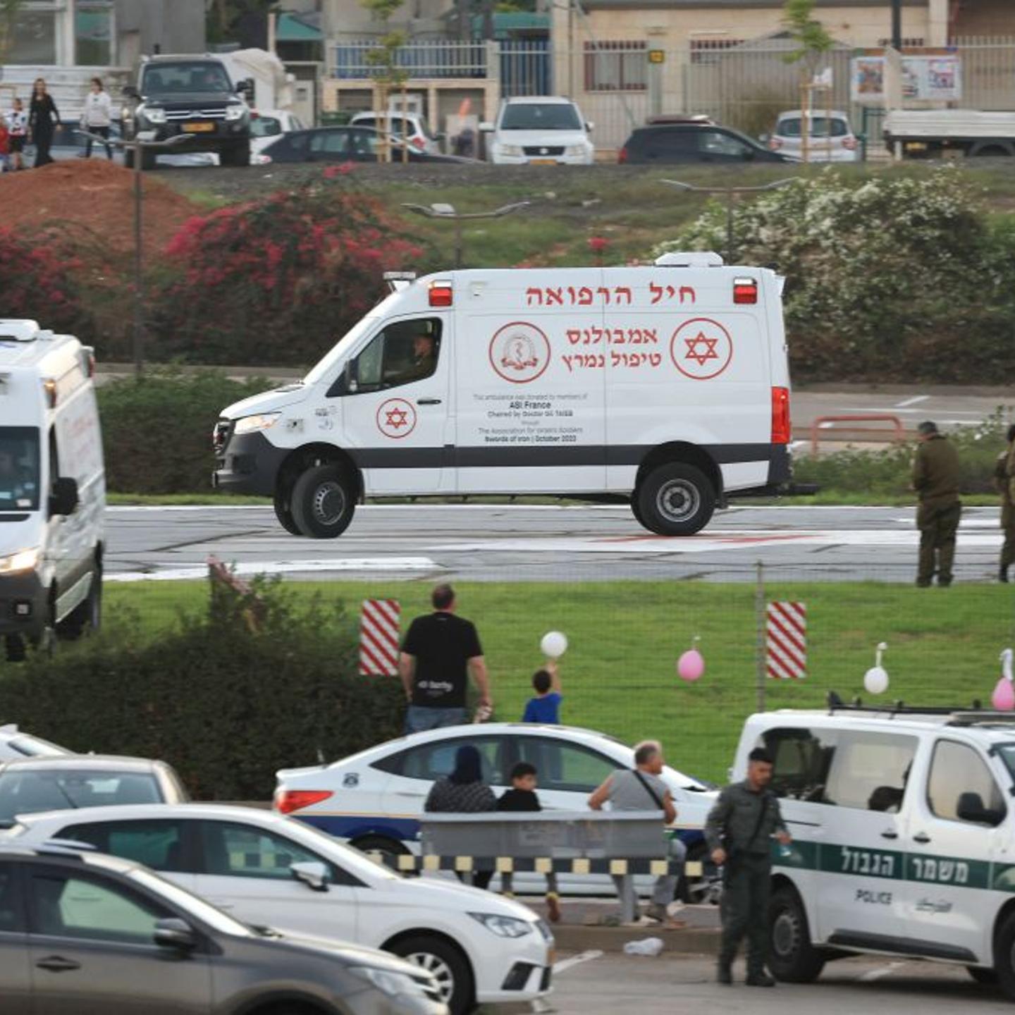PALESTINIAN-ISRAEL-CONFLICT-HOSPITAL