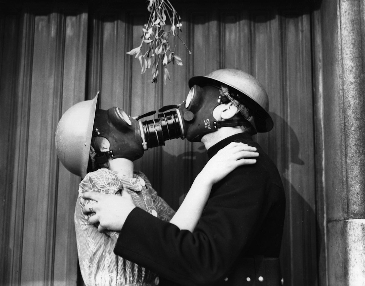 Gas Mask Kiss