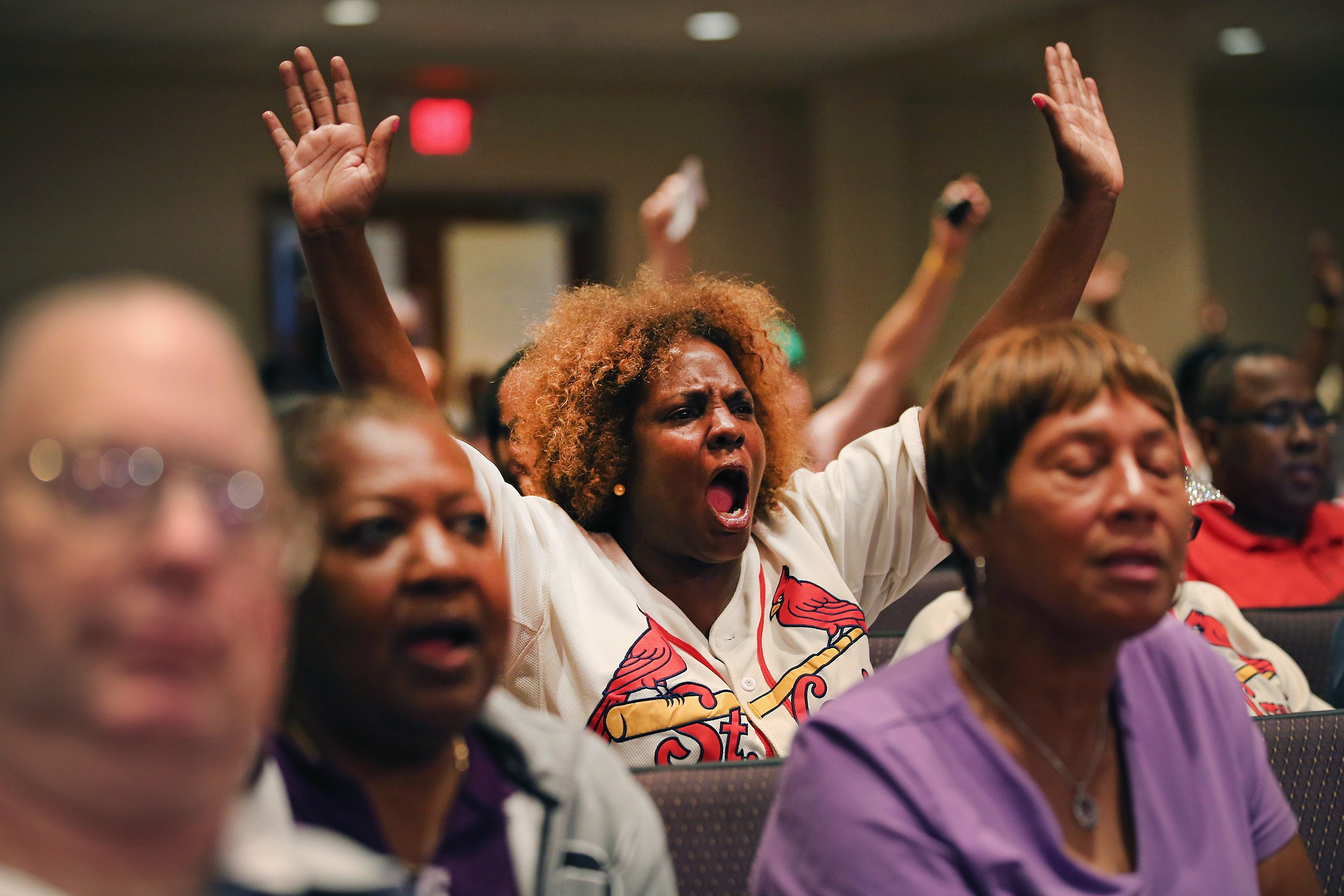 Ferguson City Council Holds First Meeting Since Police Shooting Death Of Michael Brown