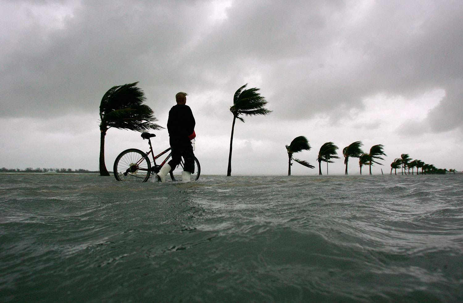 Florida's southern west coast after Hurricane Wilma on October 24, 2005.