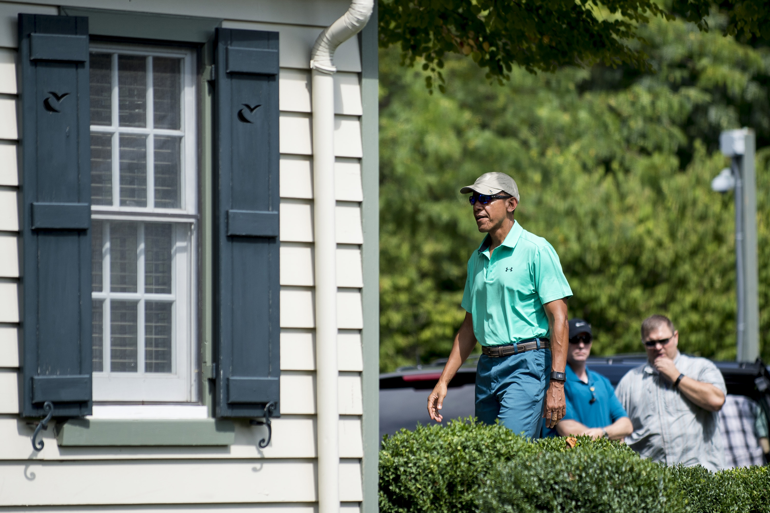 President Obama Golf Outing at Caves Valley Golf Club