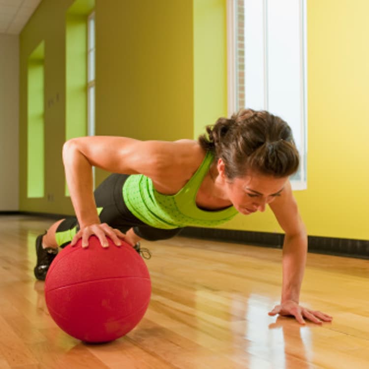 medicine-ball-push-up
