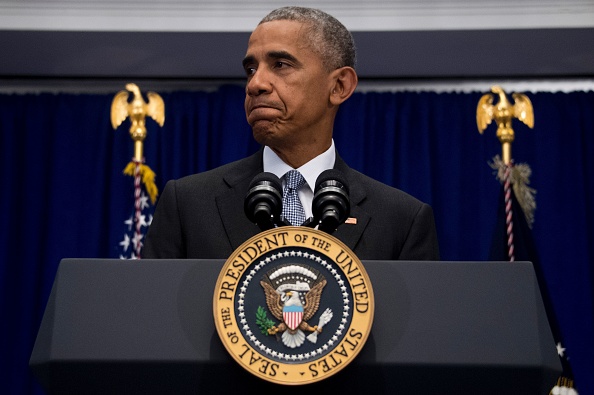 US President Barack Obama delivers a statement September 19, 2016 in New York, New York, on the bombings in New York and New Jersey.