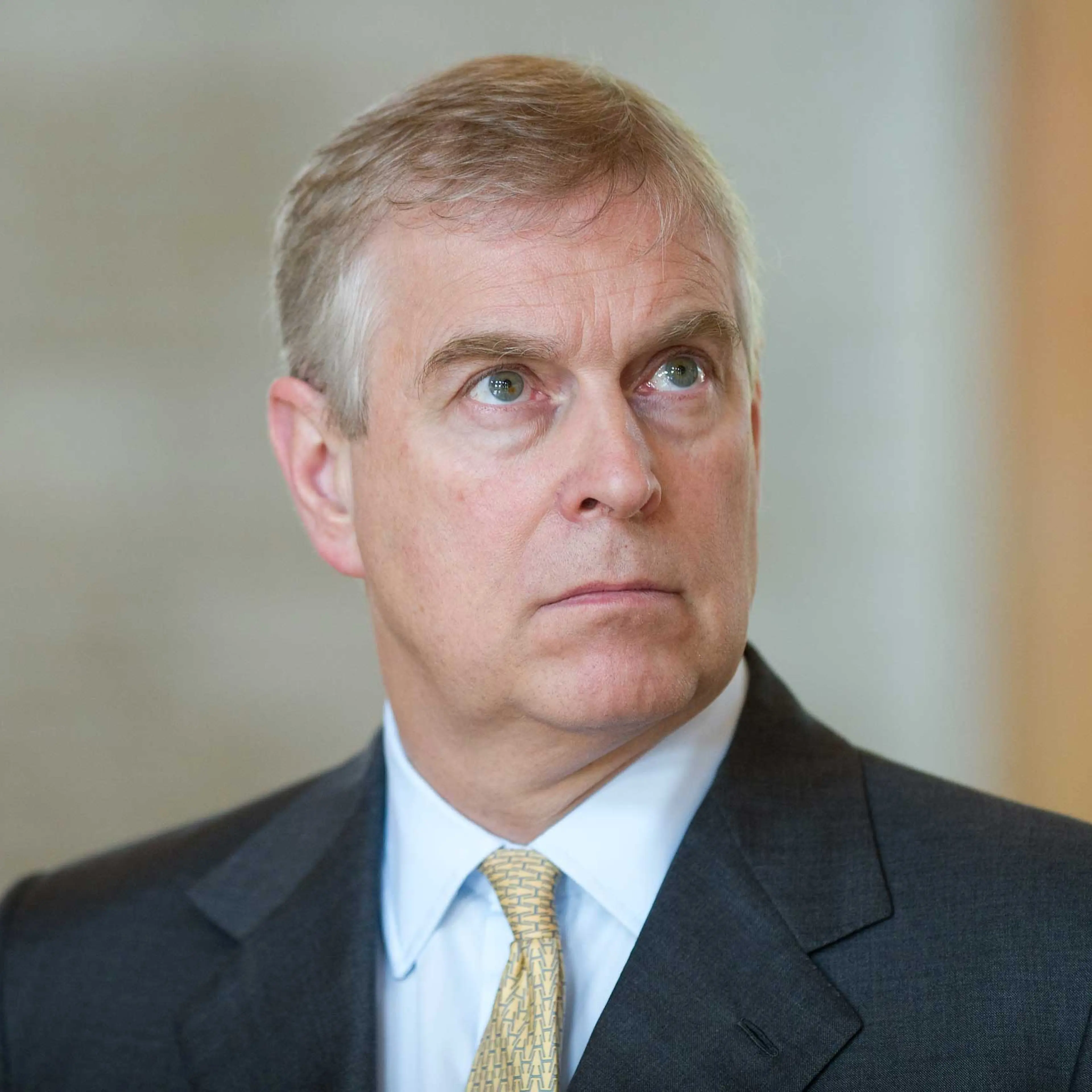 Prince Andrew, Duke of York, visits Georg August University in Goettingen, Germany on June 3, 2014.