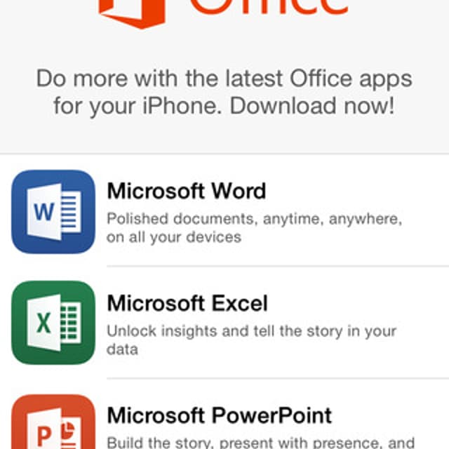 Office for iPhone