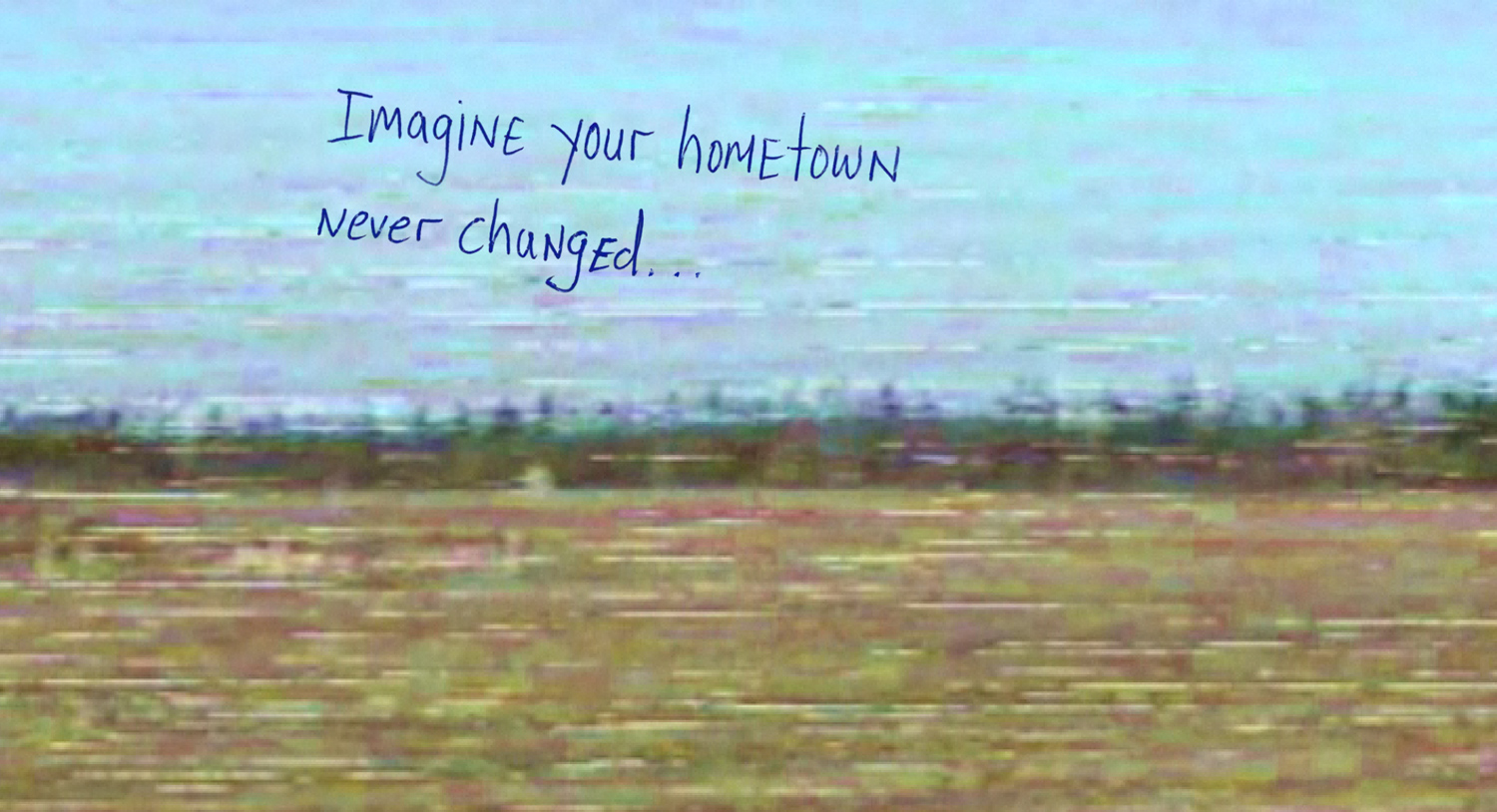 A screen capture showing the opening page of  <i>Welcome to Pine Point</i> by the Goggles, a project awarded two Webby Awards in 2011. 