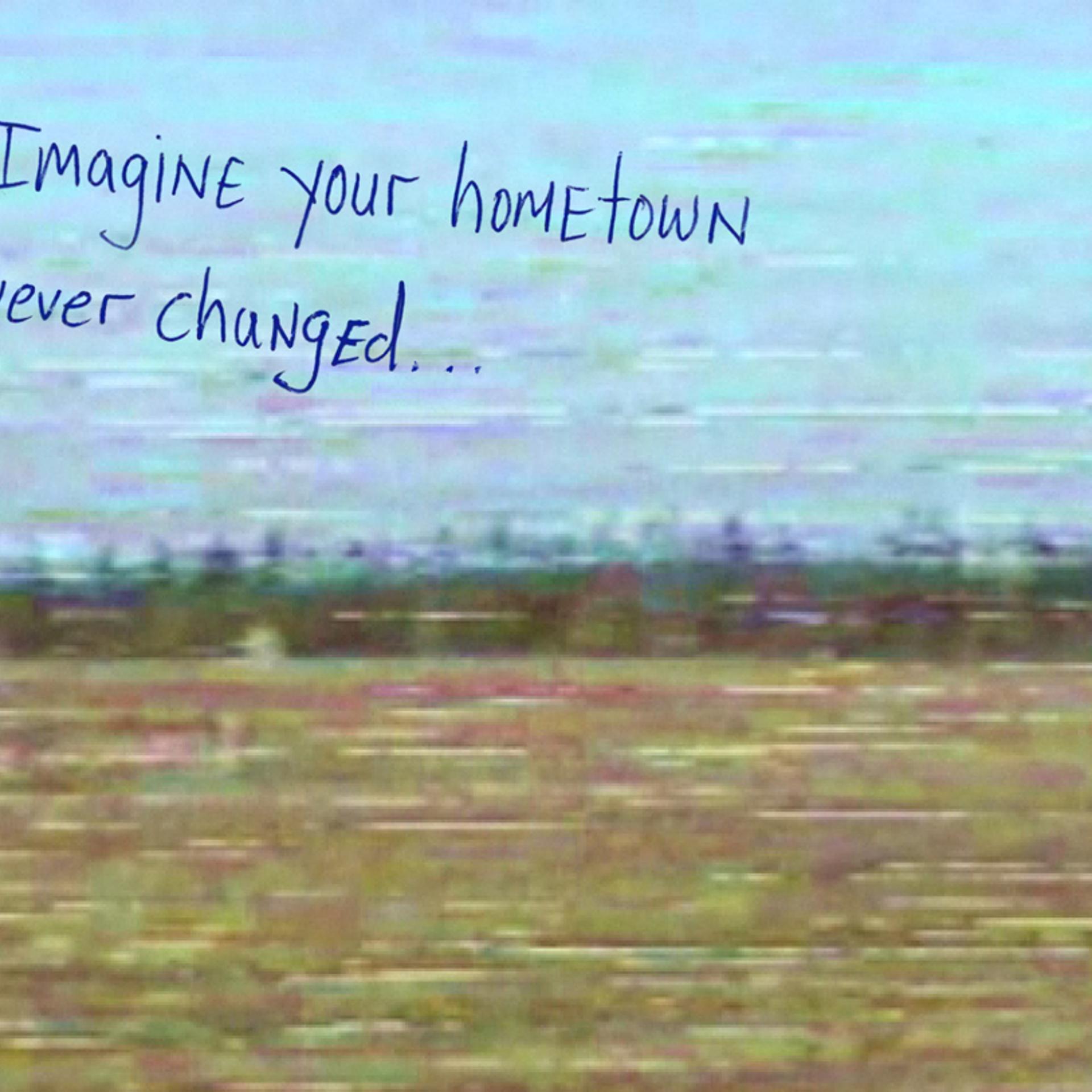 A screen capture showing the opening page of <i>Welcome to Pine Point</i> by the Goggles, a project awarded two Webby Awards in 2011.