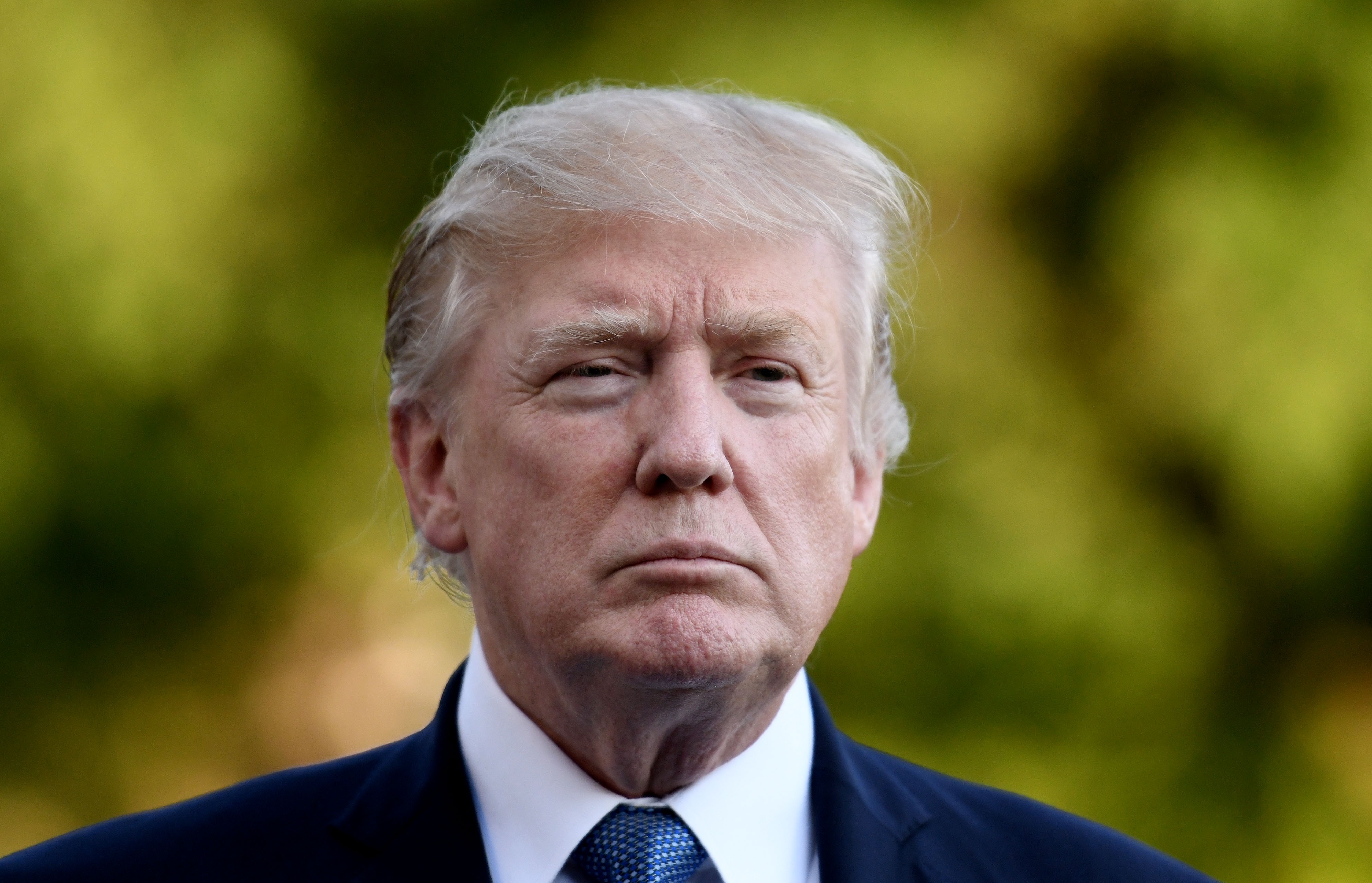 President Donald Trump Arrives At The White House