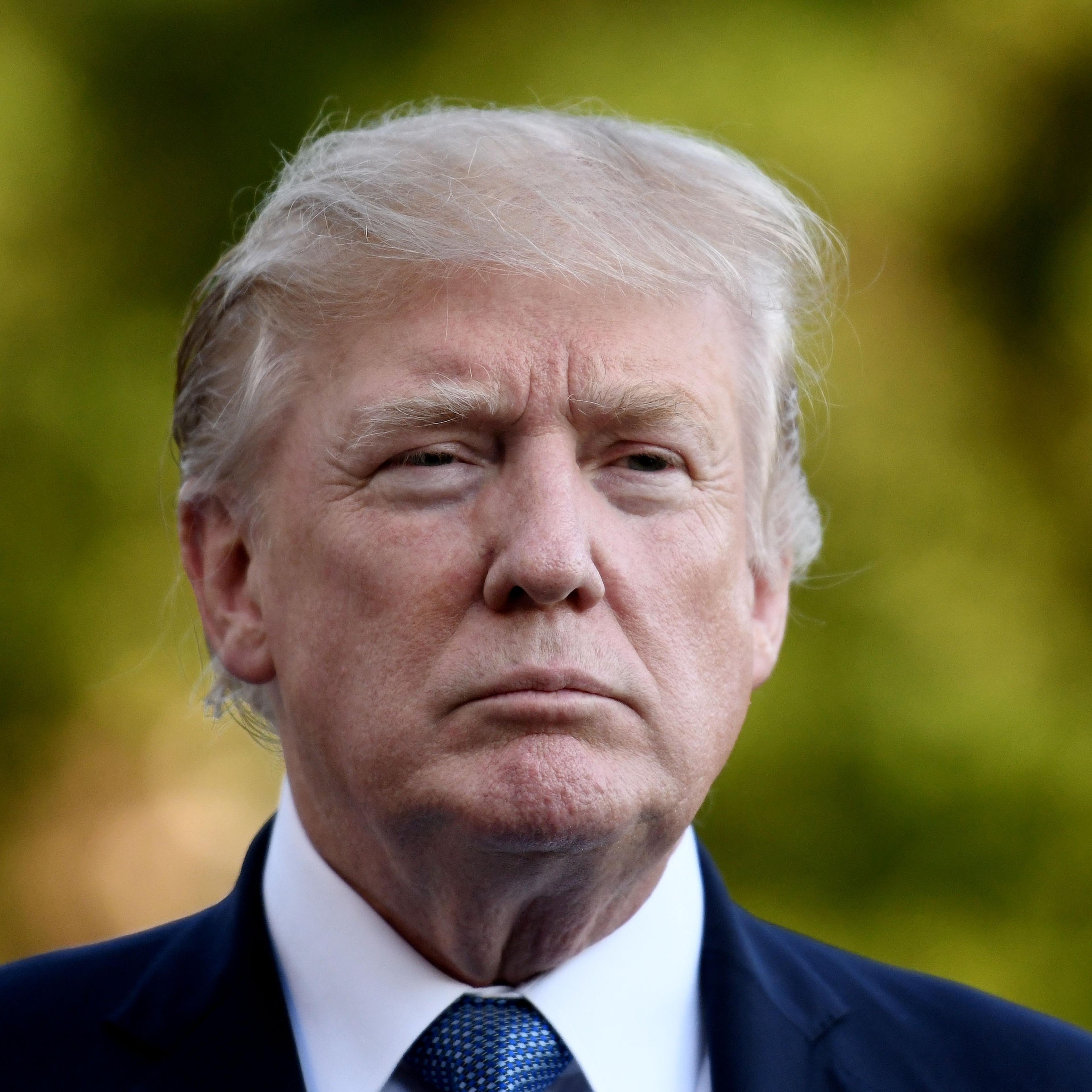 President Donald Trump Arrives At The White House