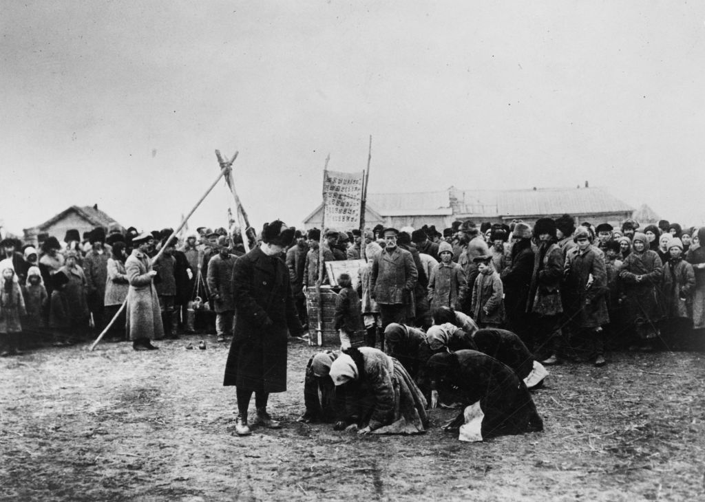 Great famine in Russia.