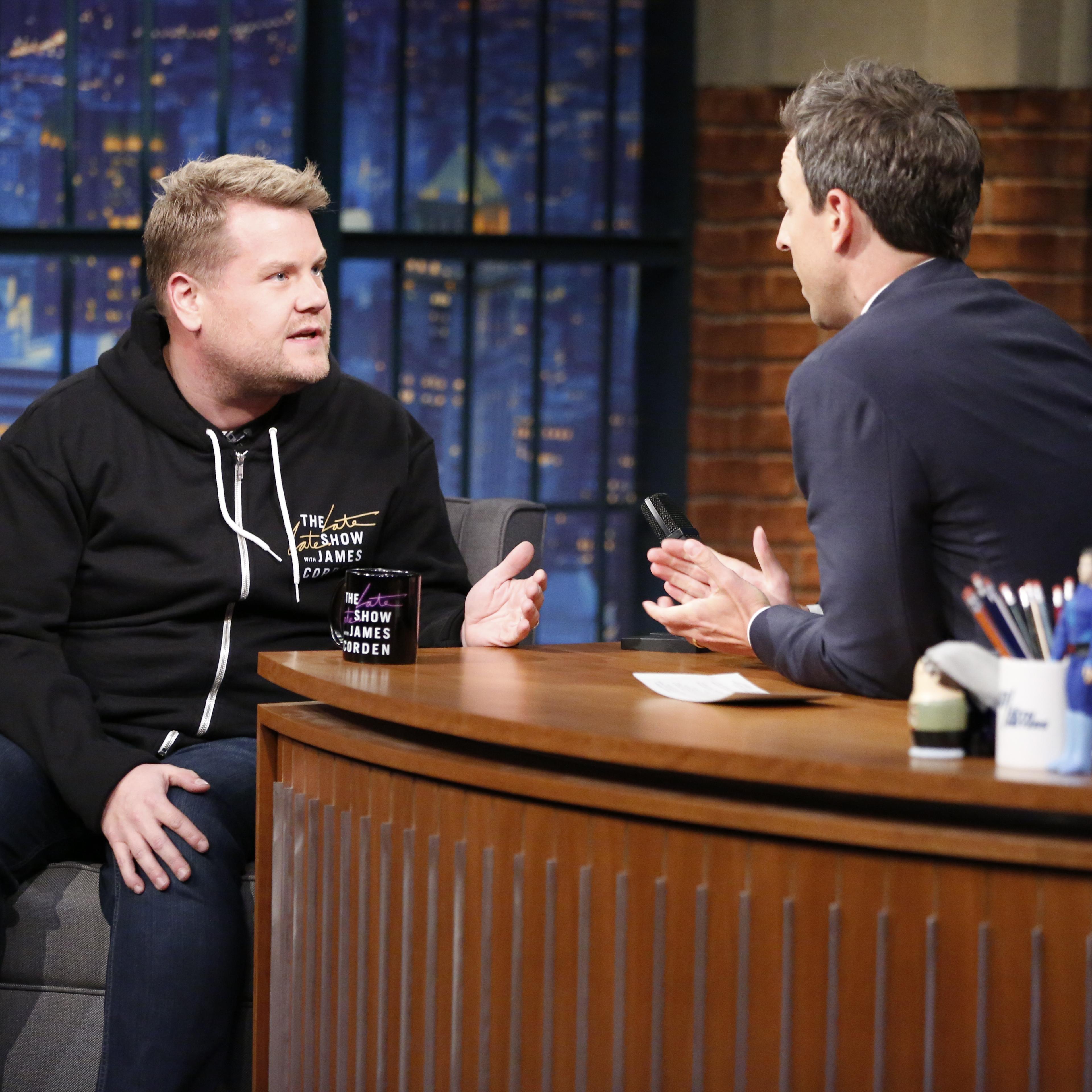 James Corden Seth Meyers Tony Awards