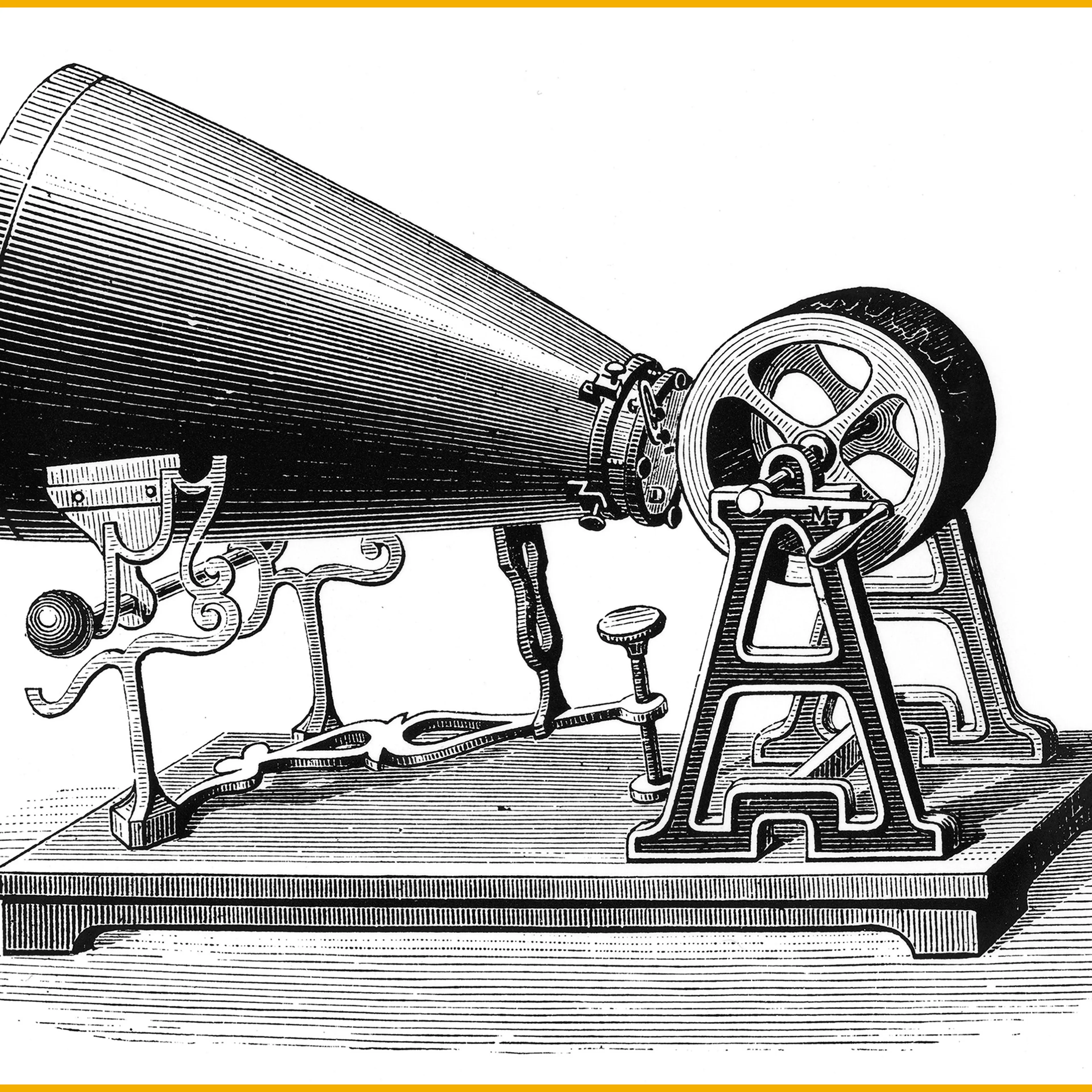 Phonautograph (c 1857) apparatus