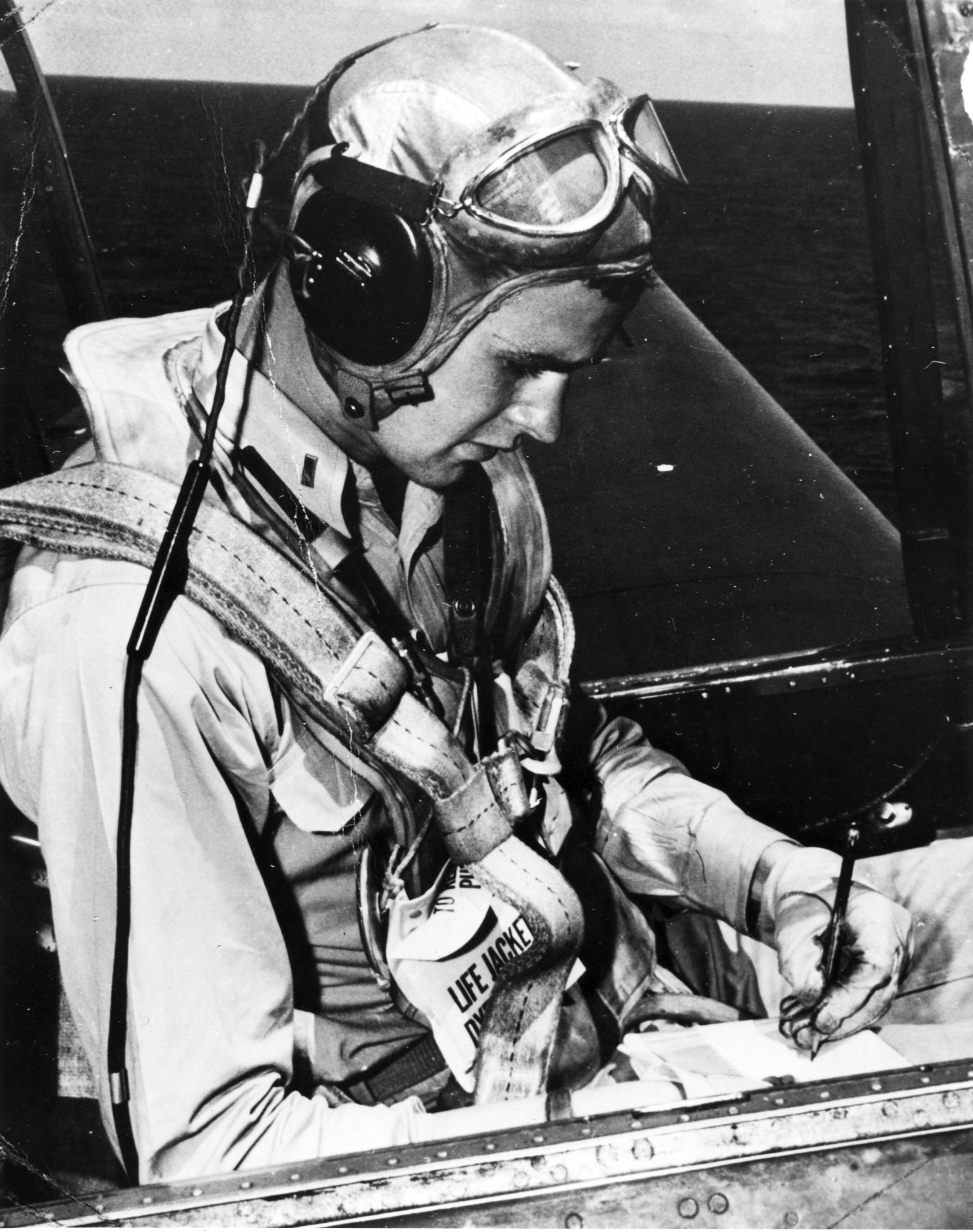President George H.W. Bush in World War II