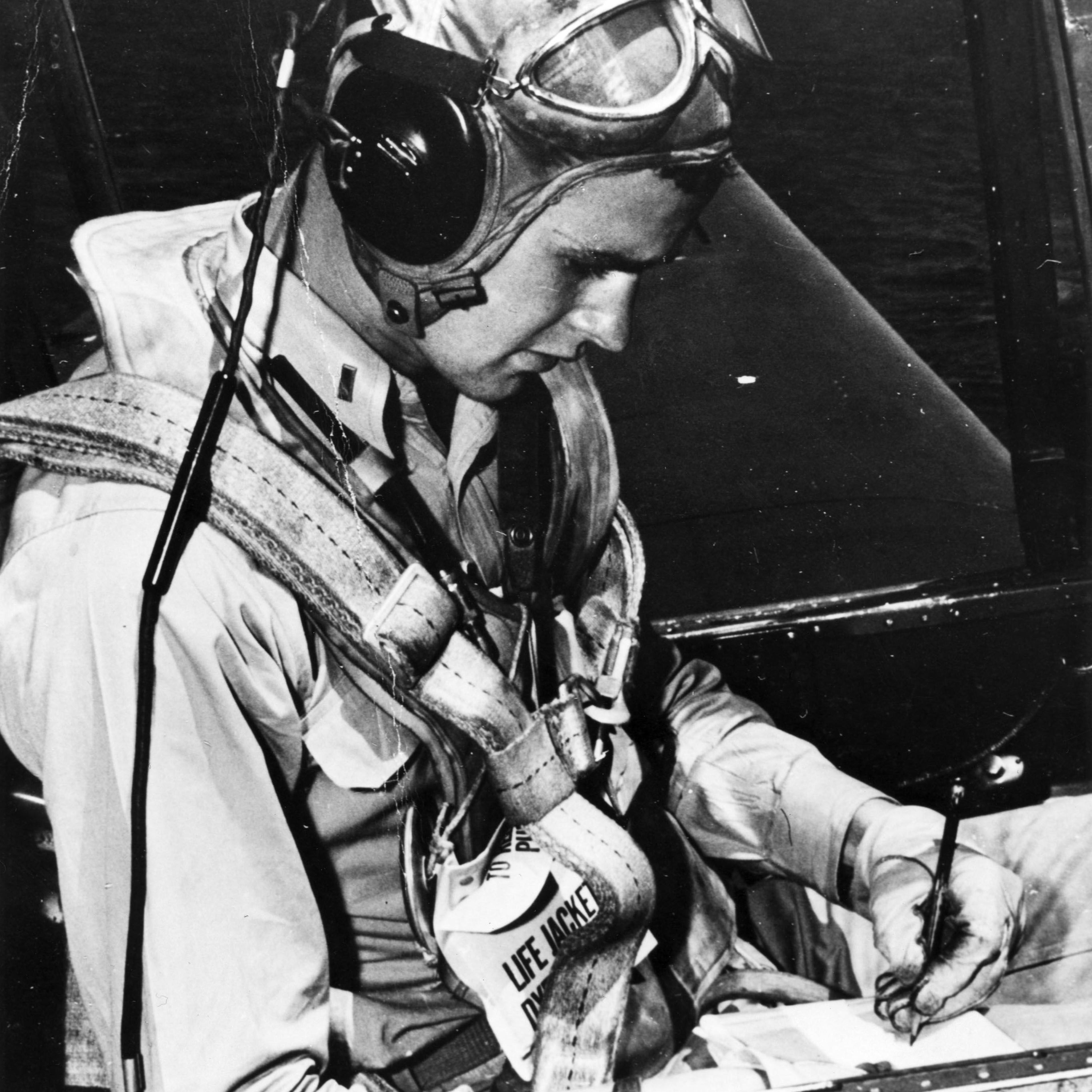 President George H.W. Bush in World War II