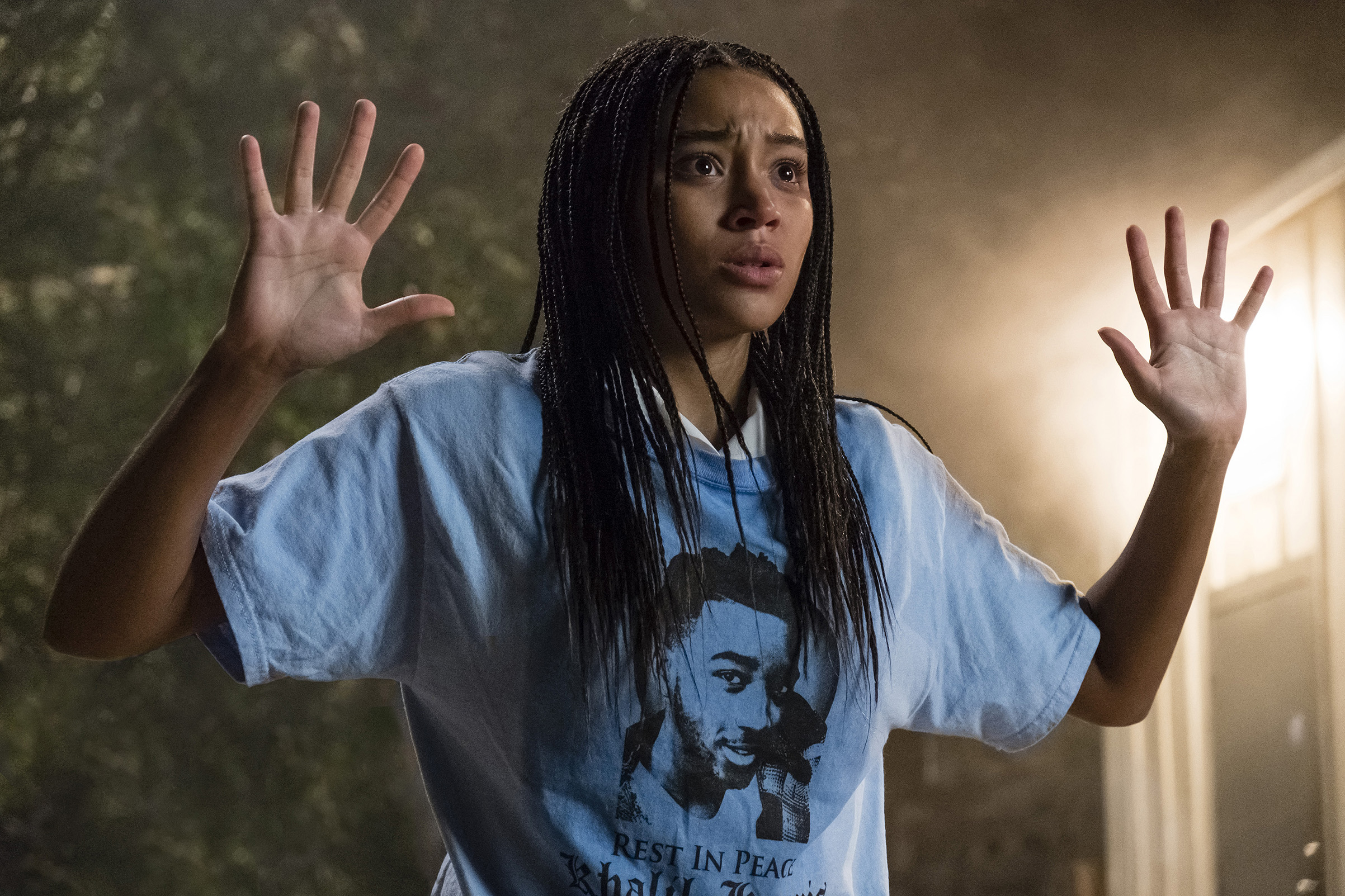 Amandla Stenberg stars in THE HATE U GIVE.