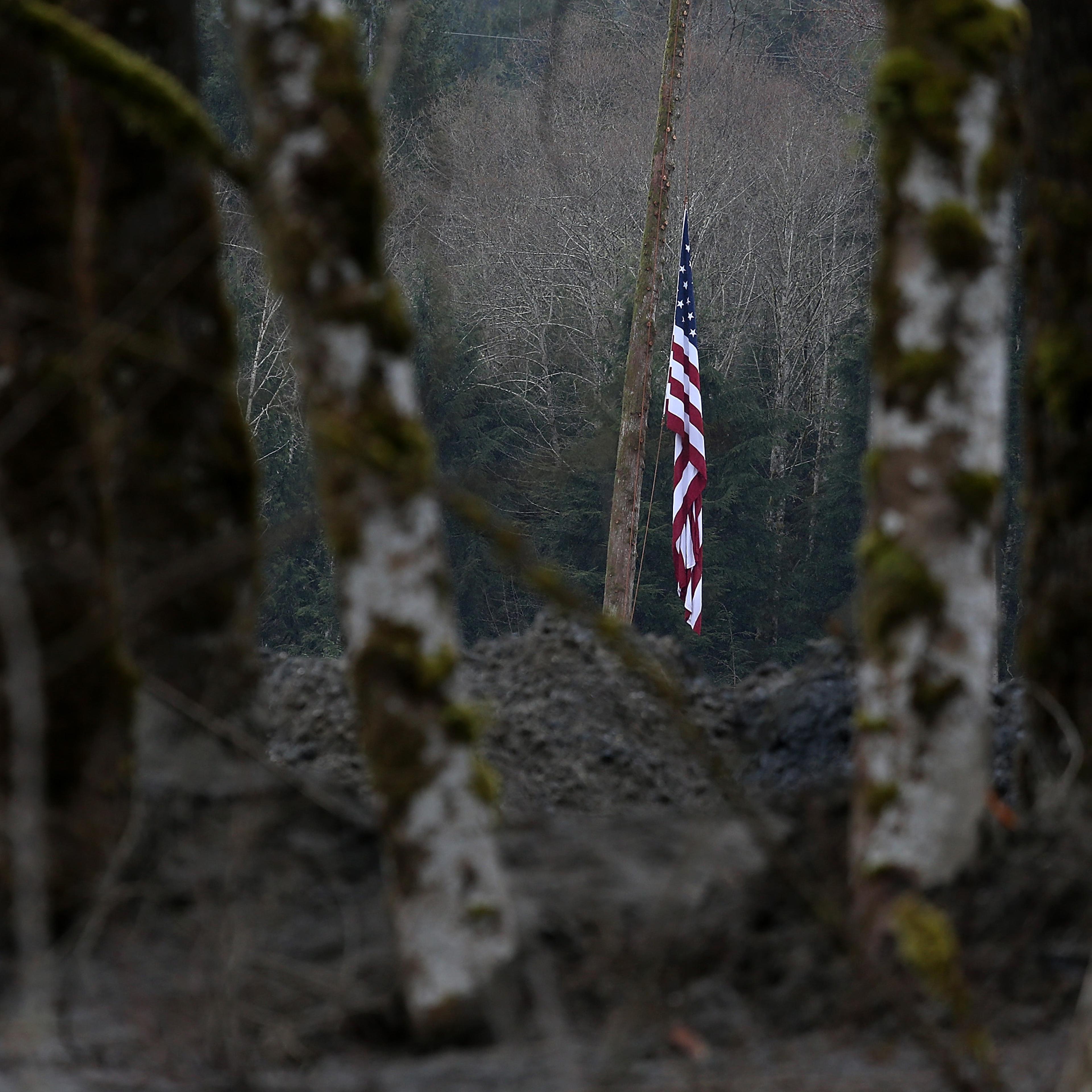Search Efforts Continue For Mudslide Victims