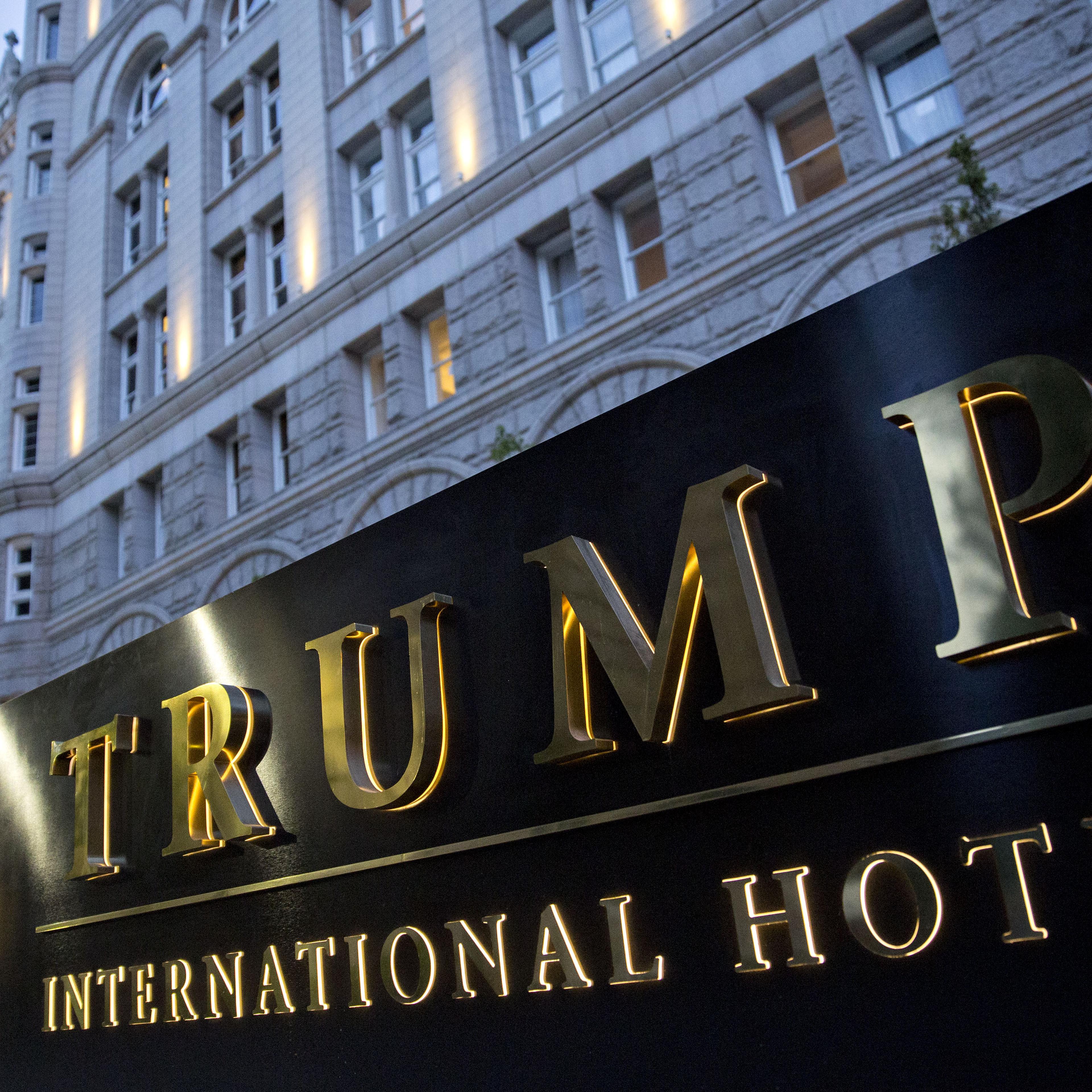 Republican Presidential Nominee Donald Trump Holds Campaign Event At Trump International Hotel