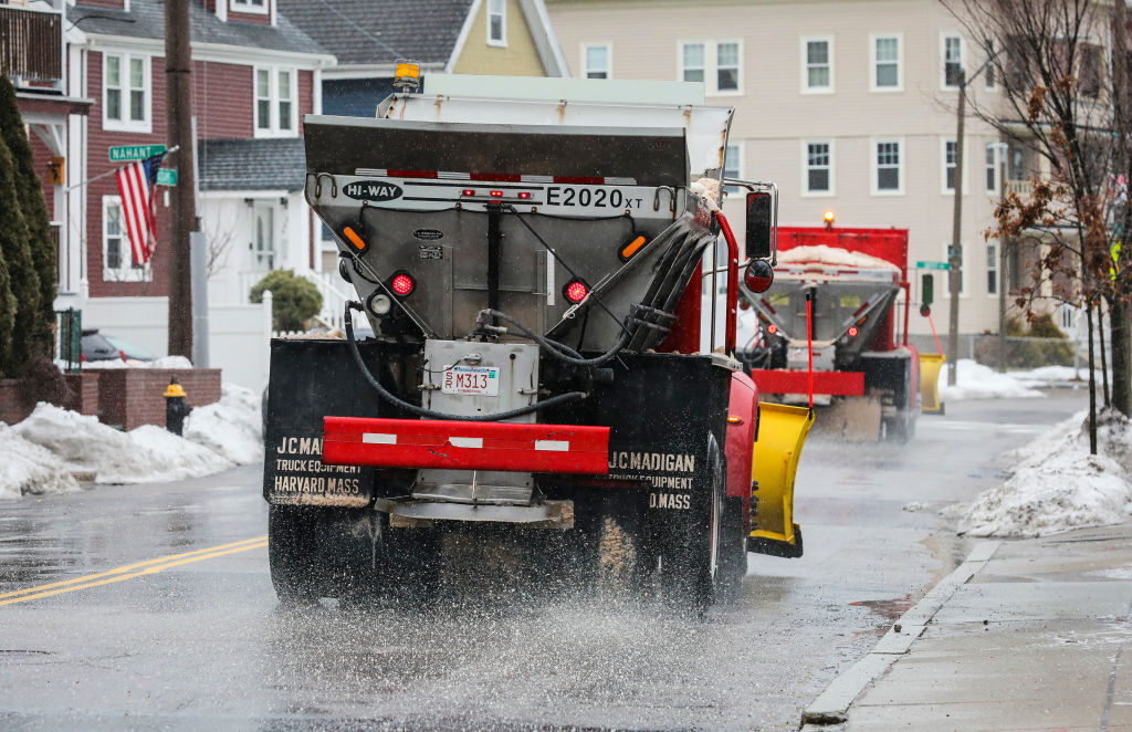 Massachusetts Road Salting