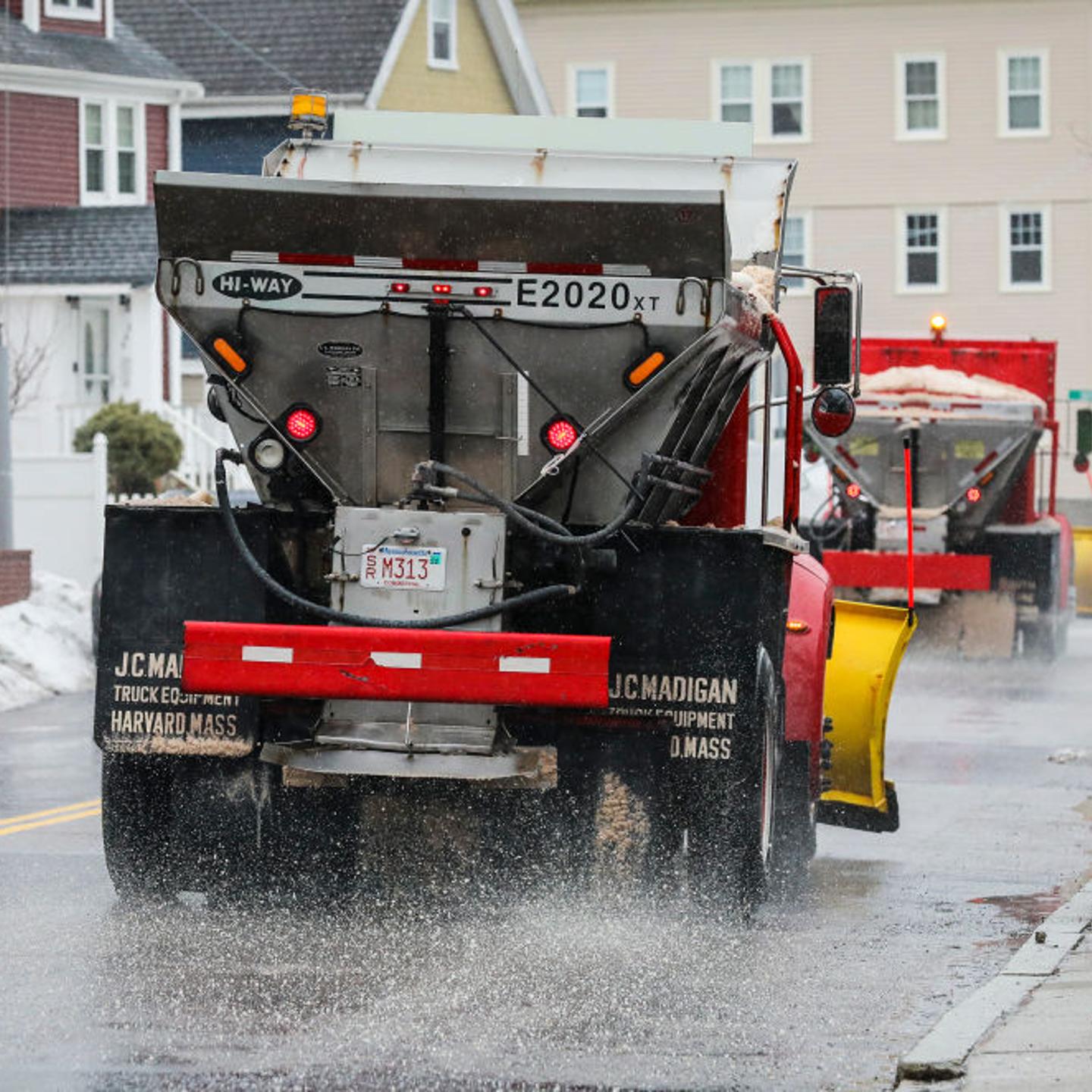 Massachusetts Road Salting