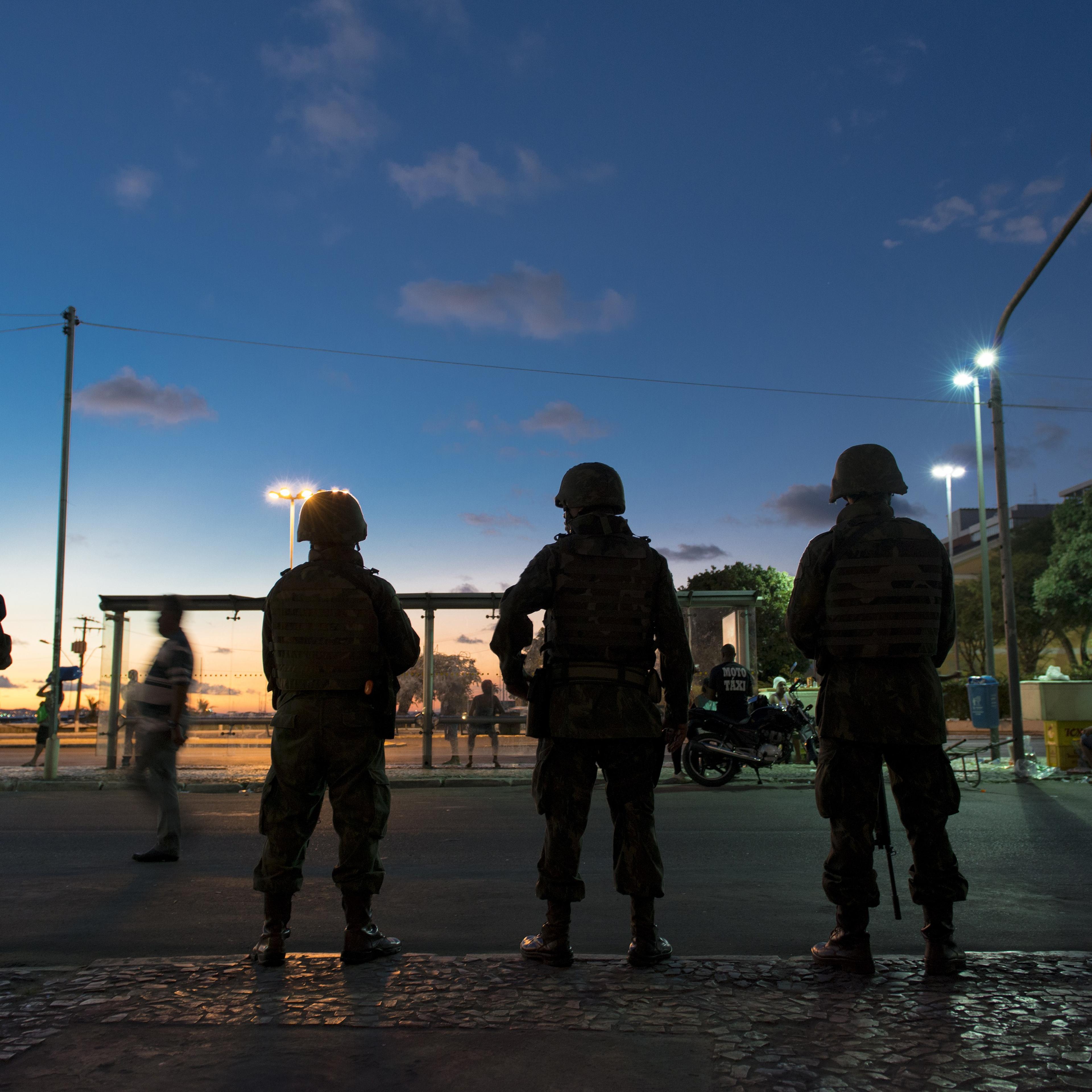 BRAZIL-POLICE-STRIKE-ARMY