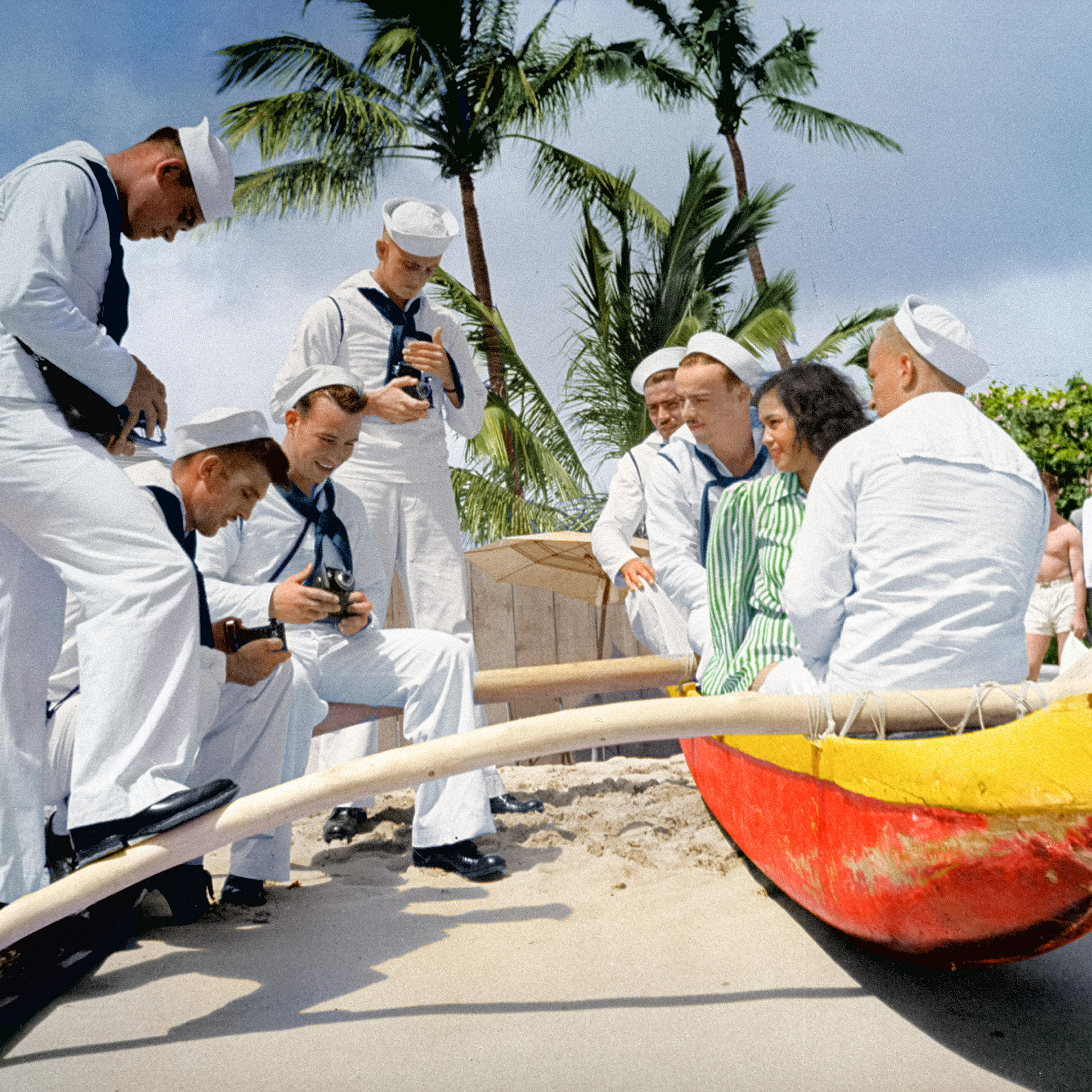 U.S. Navy in Hawaii 1940.