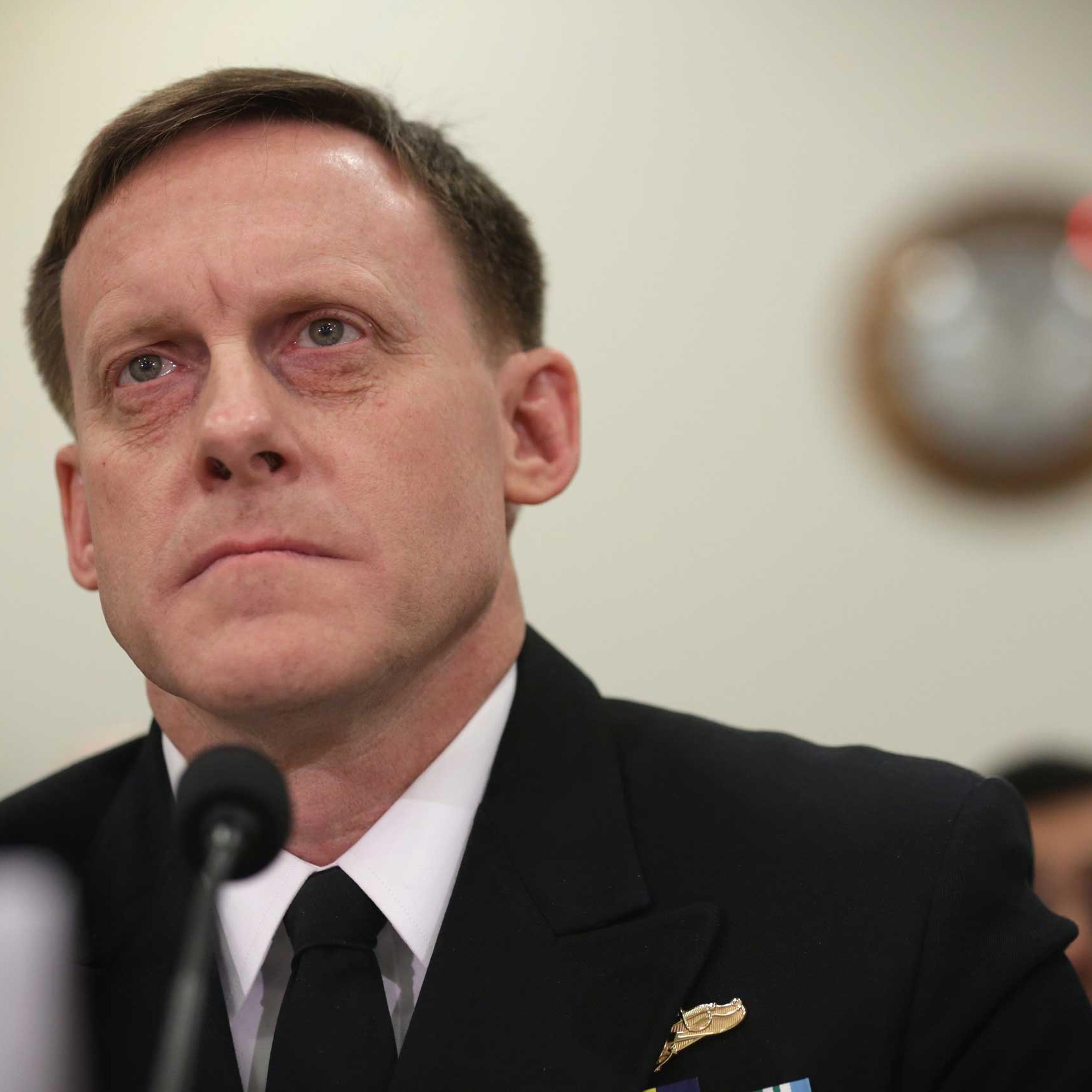Adm. Michael Rogers, commander of the U.S. Cyber Command and director of the National Security Agency, testifies during a hearing before the House (Select) Intelligence Committee Nov. 20, 2014 on Capitol Hill in Washington, DC.