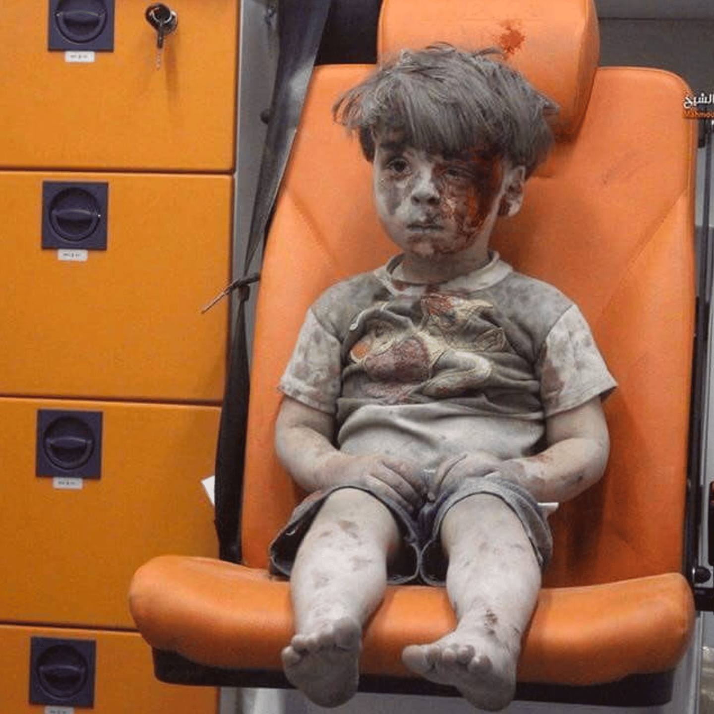 Omran Daqneesh, the five-year-old Syrian boy, moved the world after he was filmed sitting bloodied and alone in the back of an ambulance in Aleppo on Aug. 17, 2016.