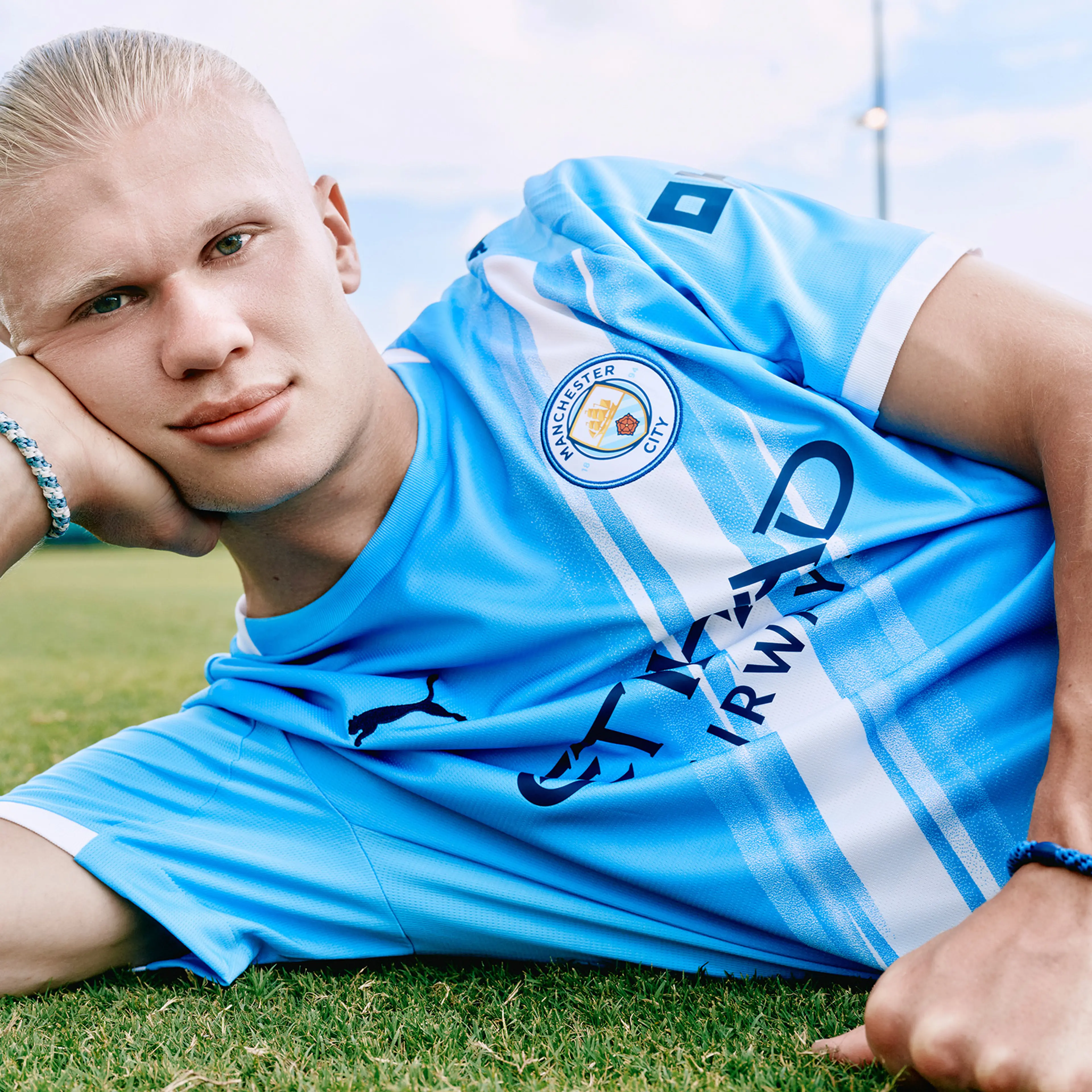 Haaland, the prolific Norwegian scorer, photographed in Boca Raton, Fla., on June 19