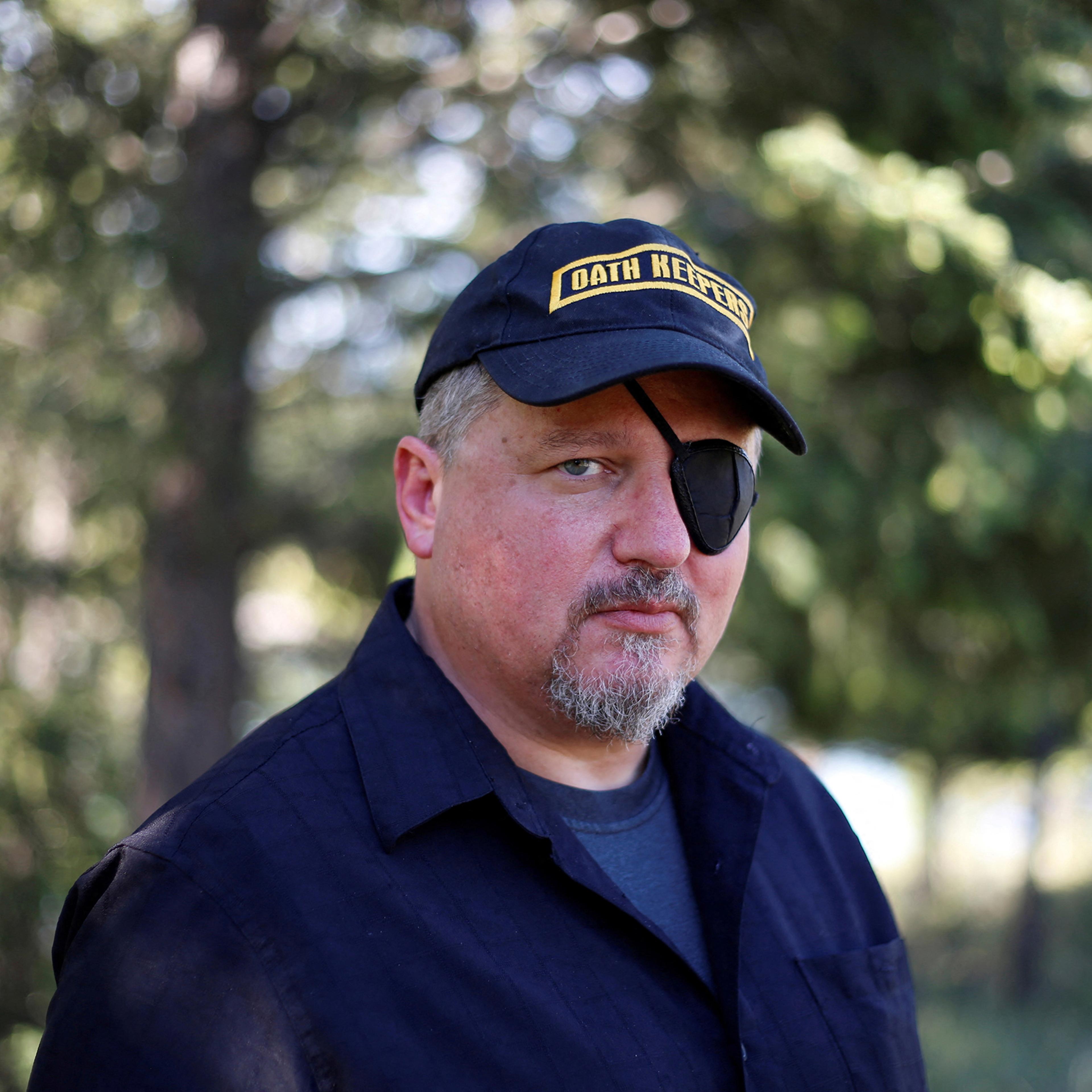 Oath Keepers founder Stewart Rhodes in Eureka, Mont. in 2016.
