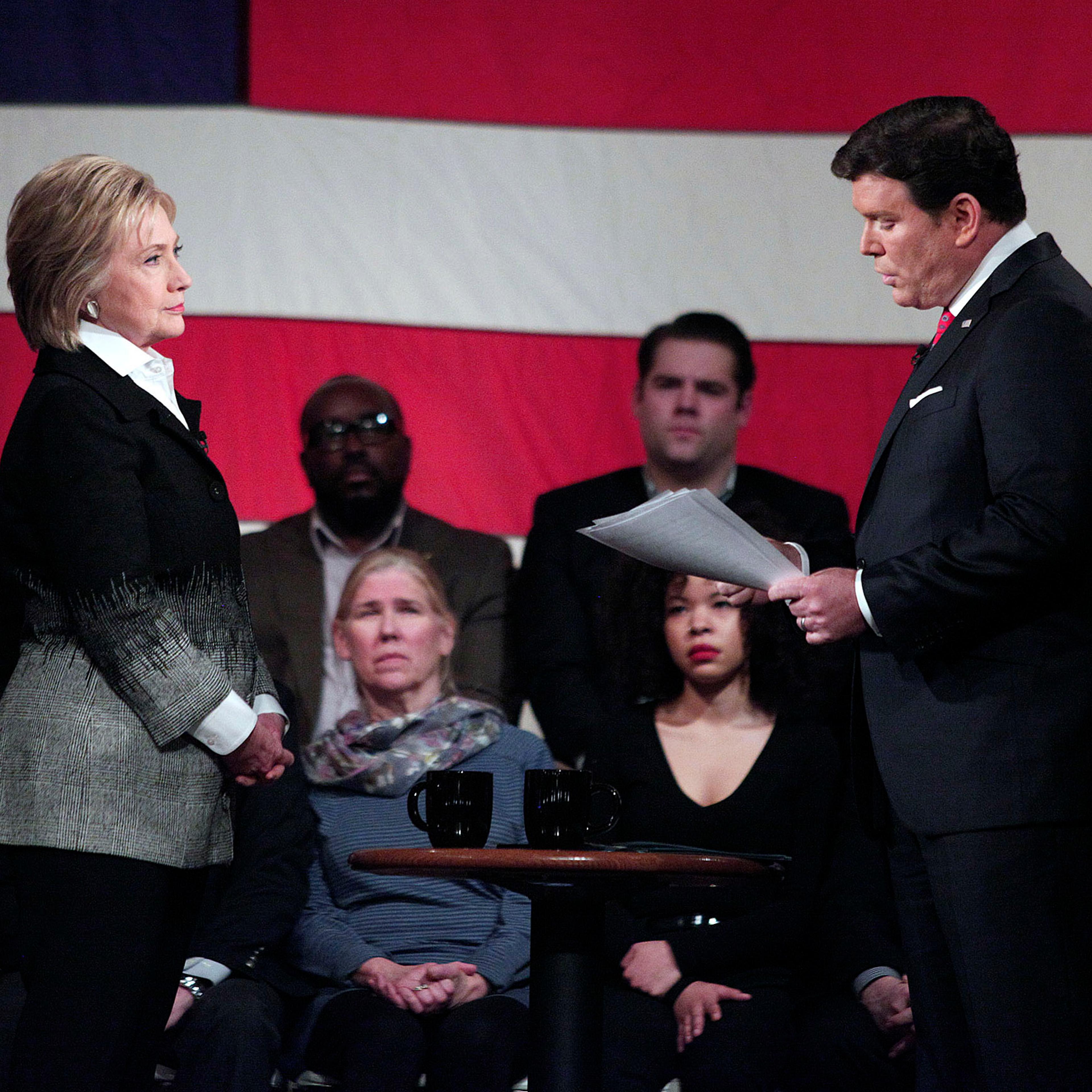 Clinton And Sanders Attend Presidential Town Hall In Detroit